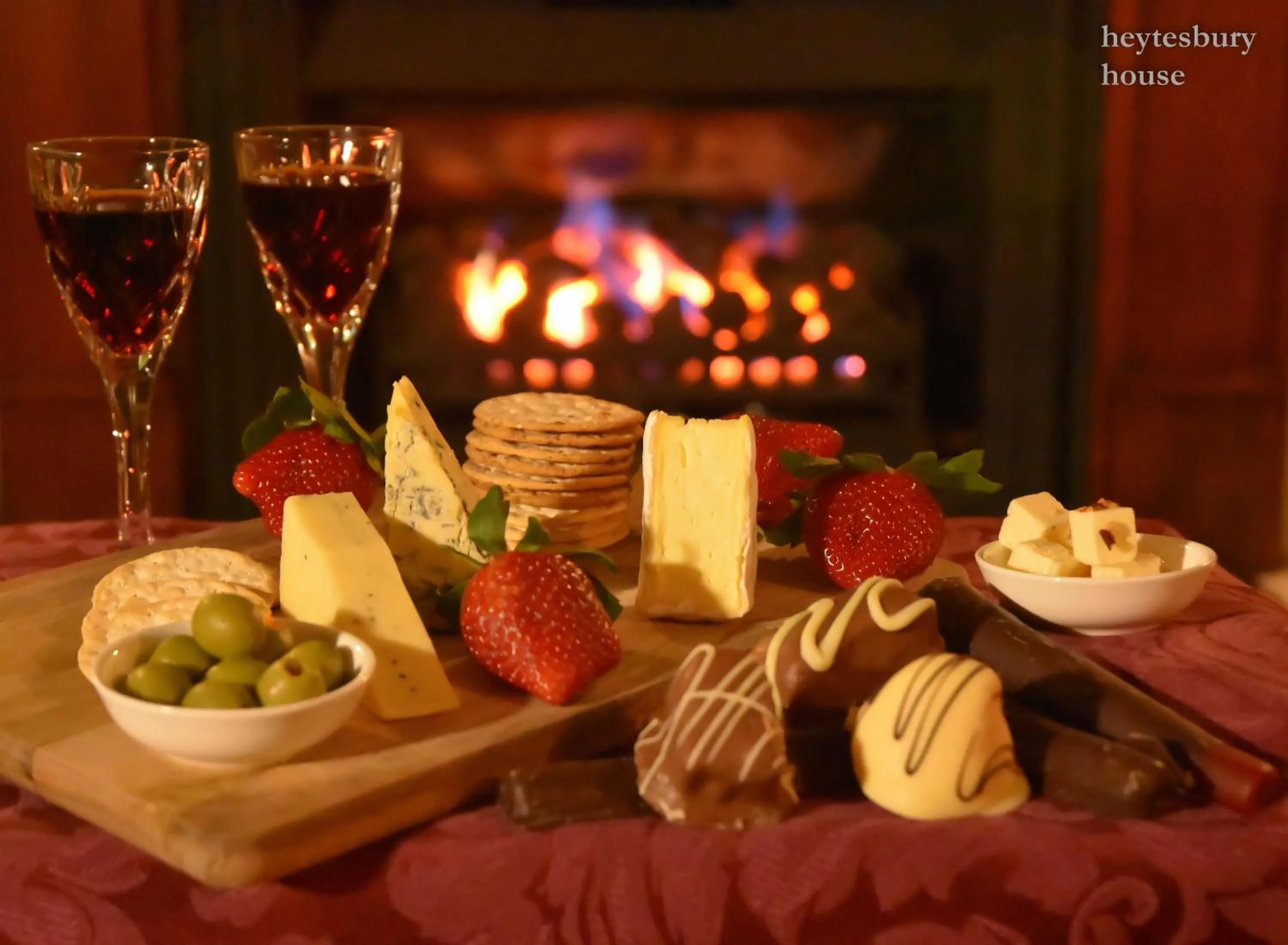 Living room in Heytesbury House