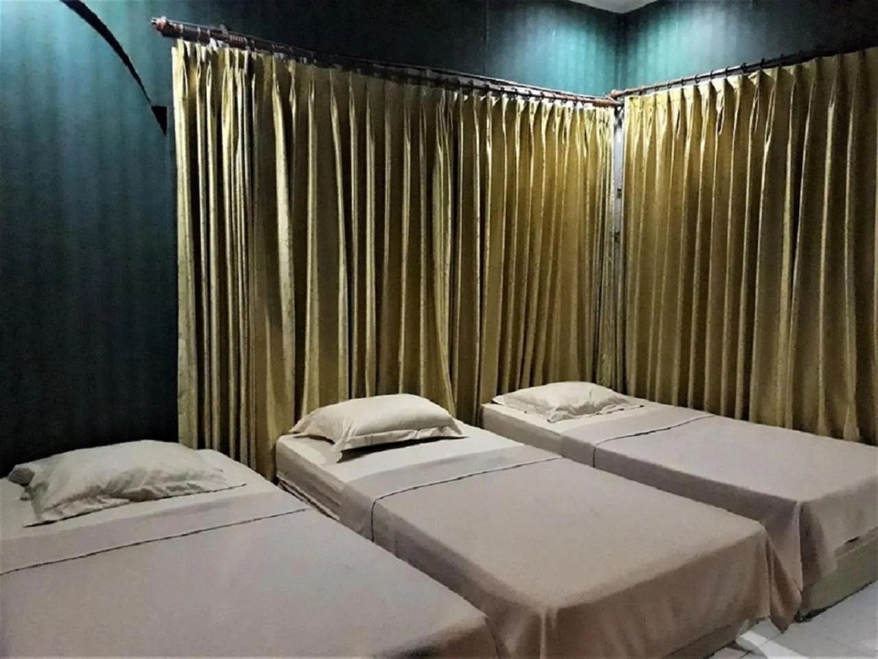 Bedroom, Bed in Orange Home Syariah