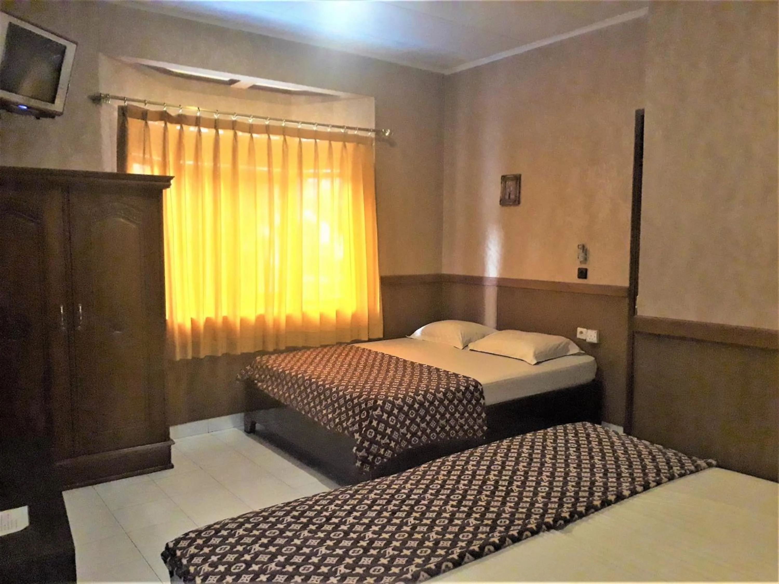 Bedroom, Bed in Orange Home Syariah