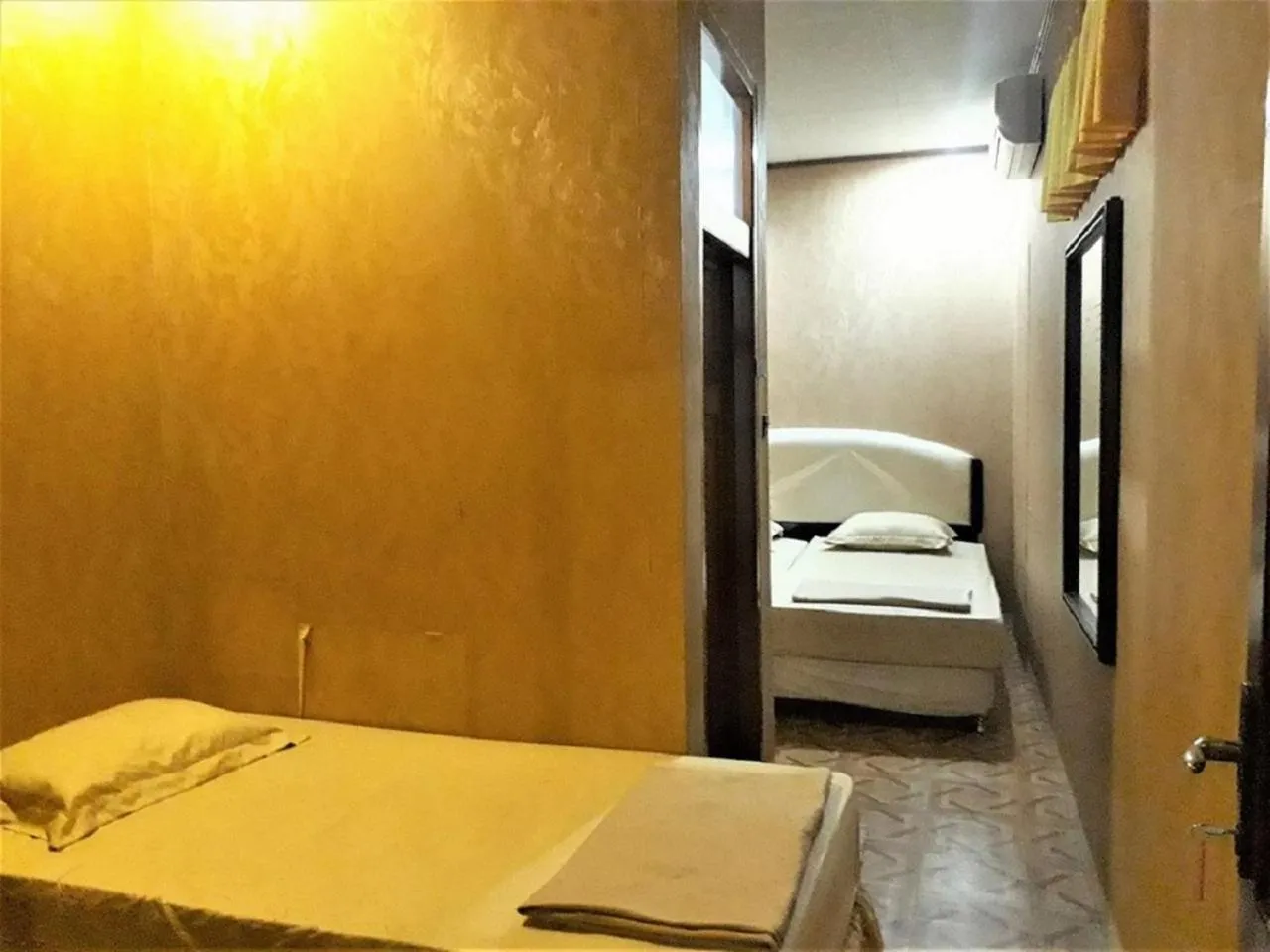 Bedroom, Bed in Orange Home Syariah