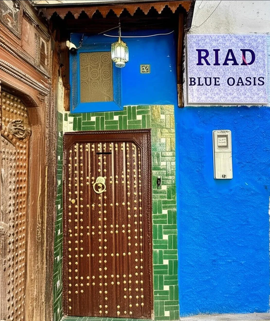 Property building in Riad Blue Oasis