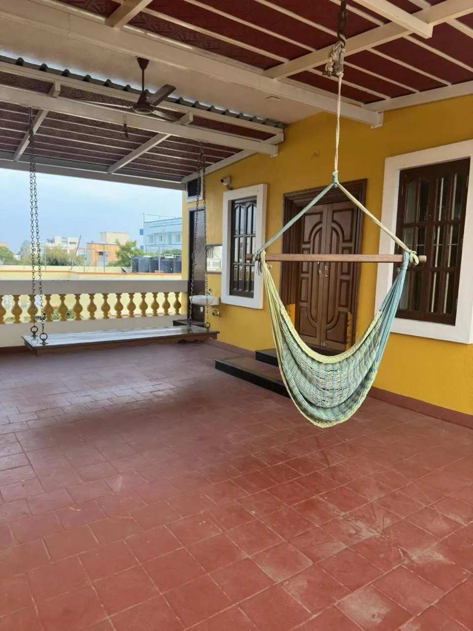 Balcony/Terrace in Serene Villa