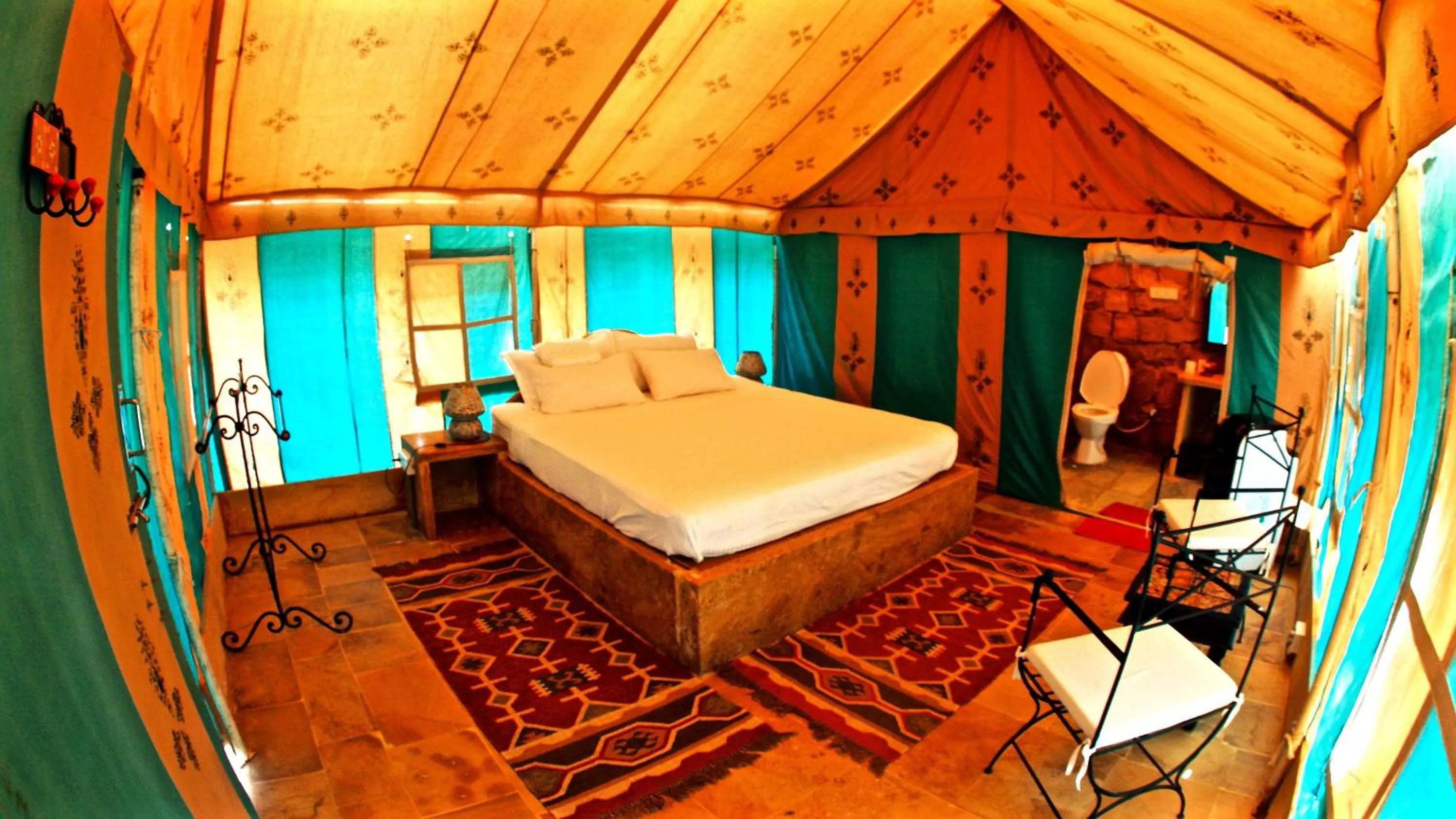 Bedroom, Bed in Damodra Desert Camp