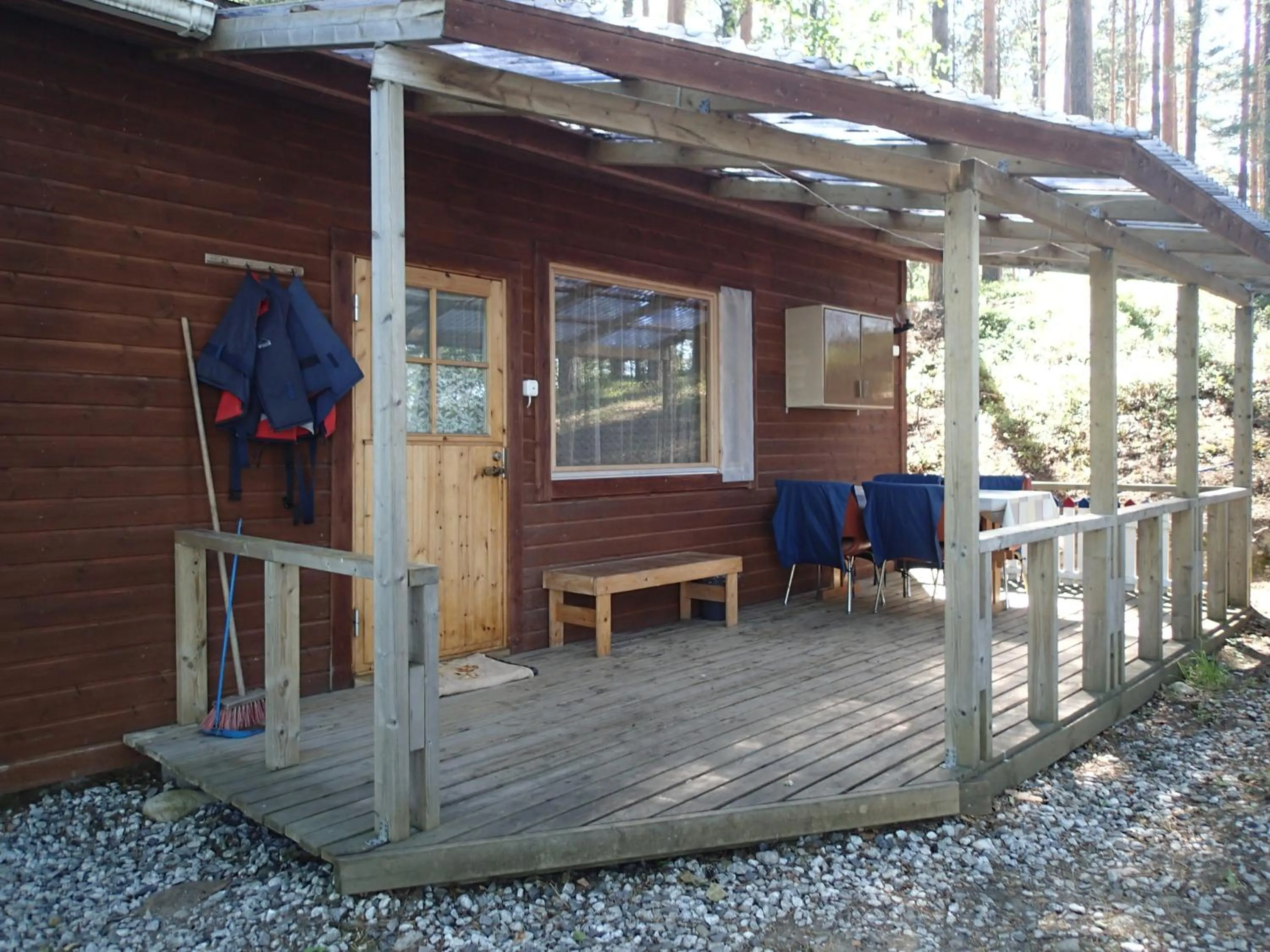 Balcony/Terrace in Lomasaaret Cottages