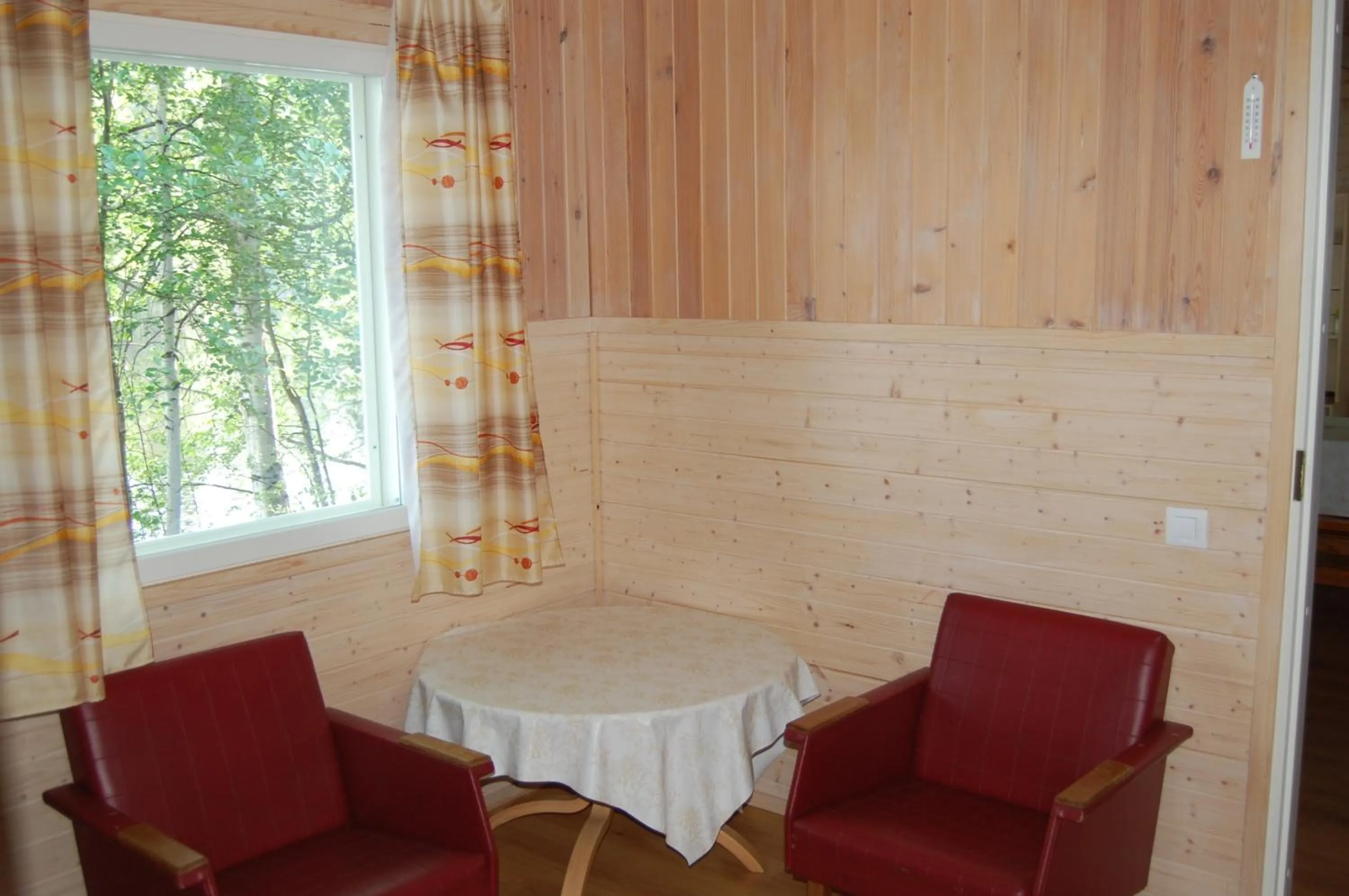 Living room in Lomasaaret Cottages