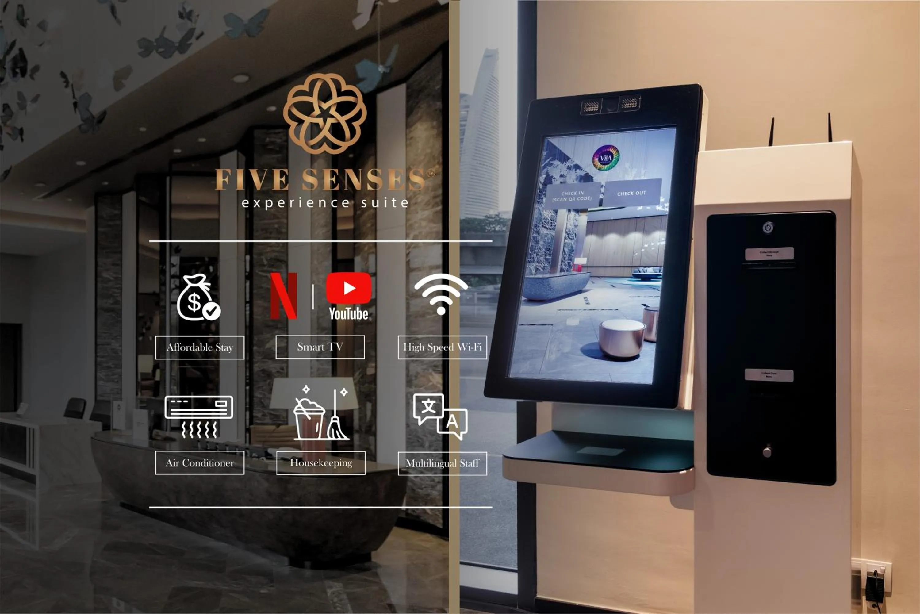 Lobby or reception in ViiA Residences Kuala Lumpur