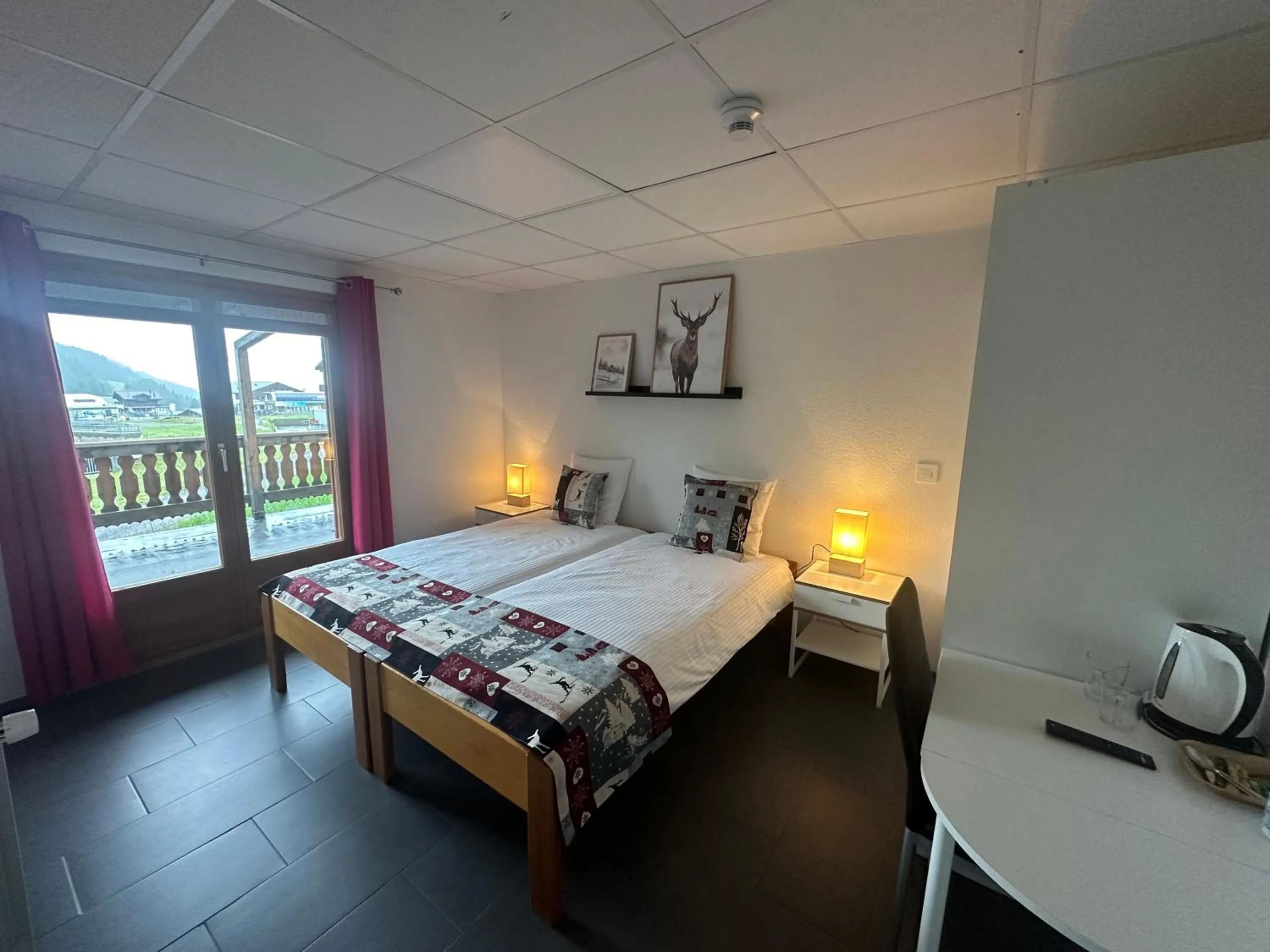 Bedroom, Bed in Chalet Montriond - Bike & Ski