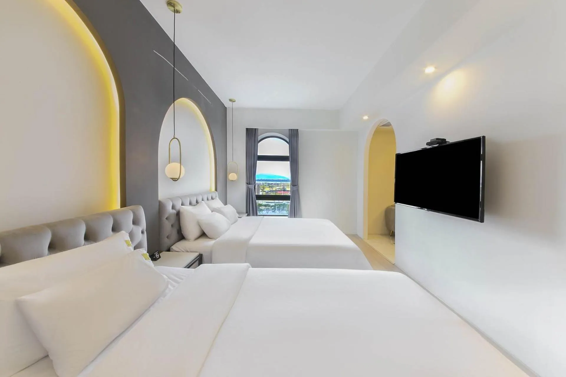 Bed in ND 1226 Hotel