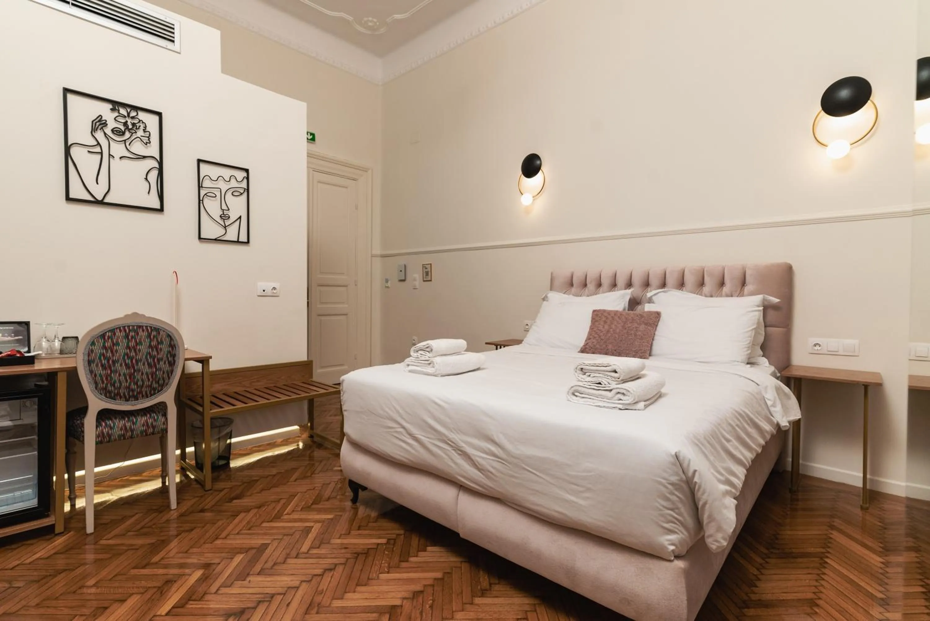 Bed in Villa Clio, a Luxury Collection