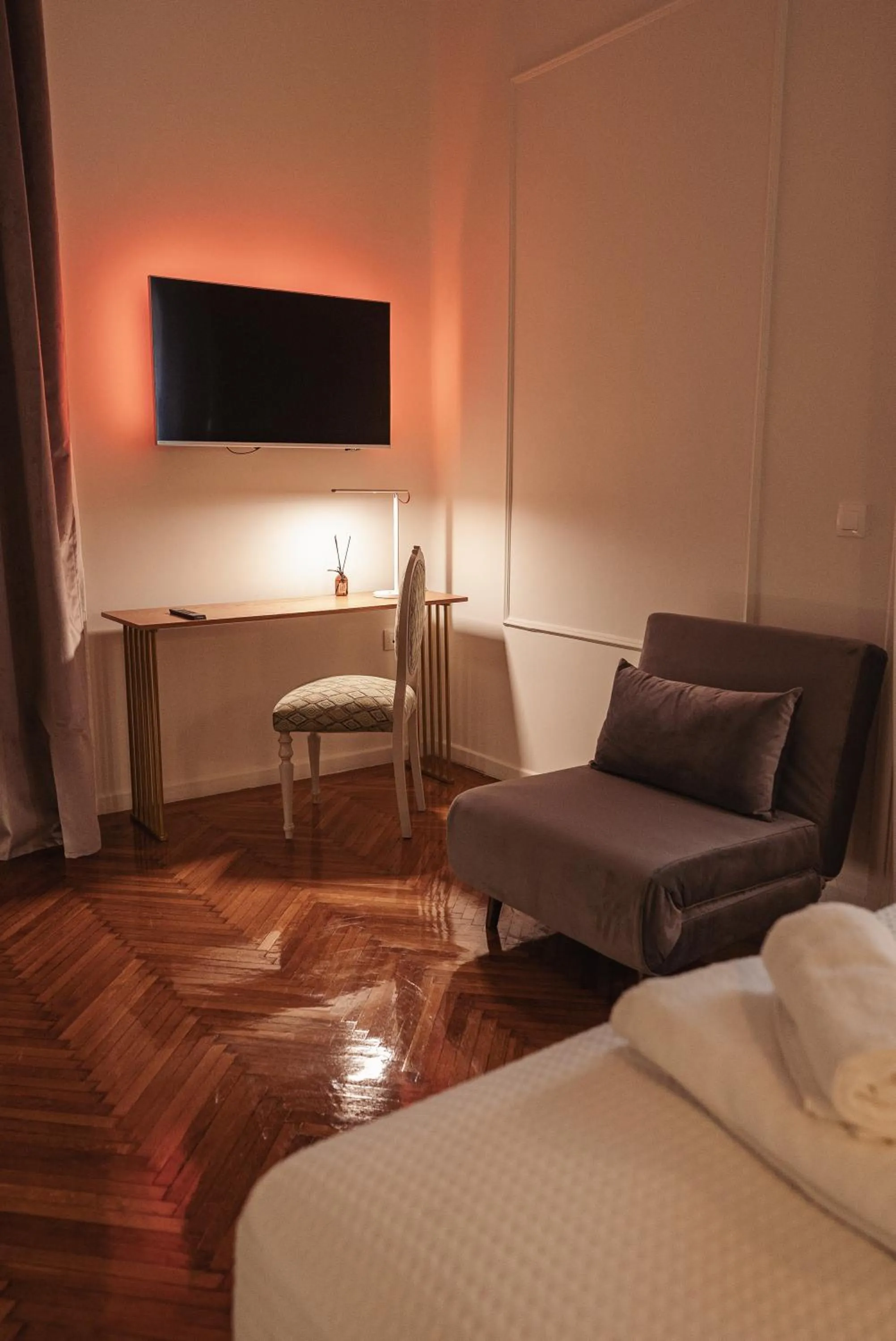 Bed in Villa Clio, a Luxury Collection