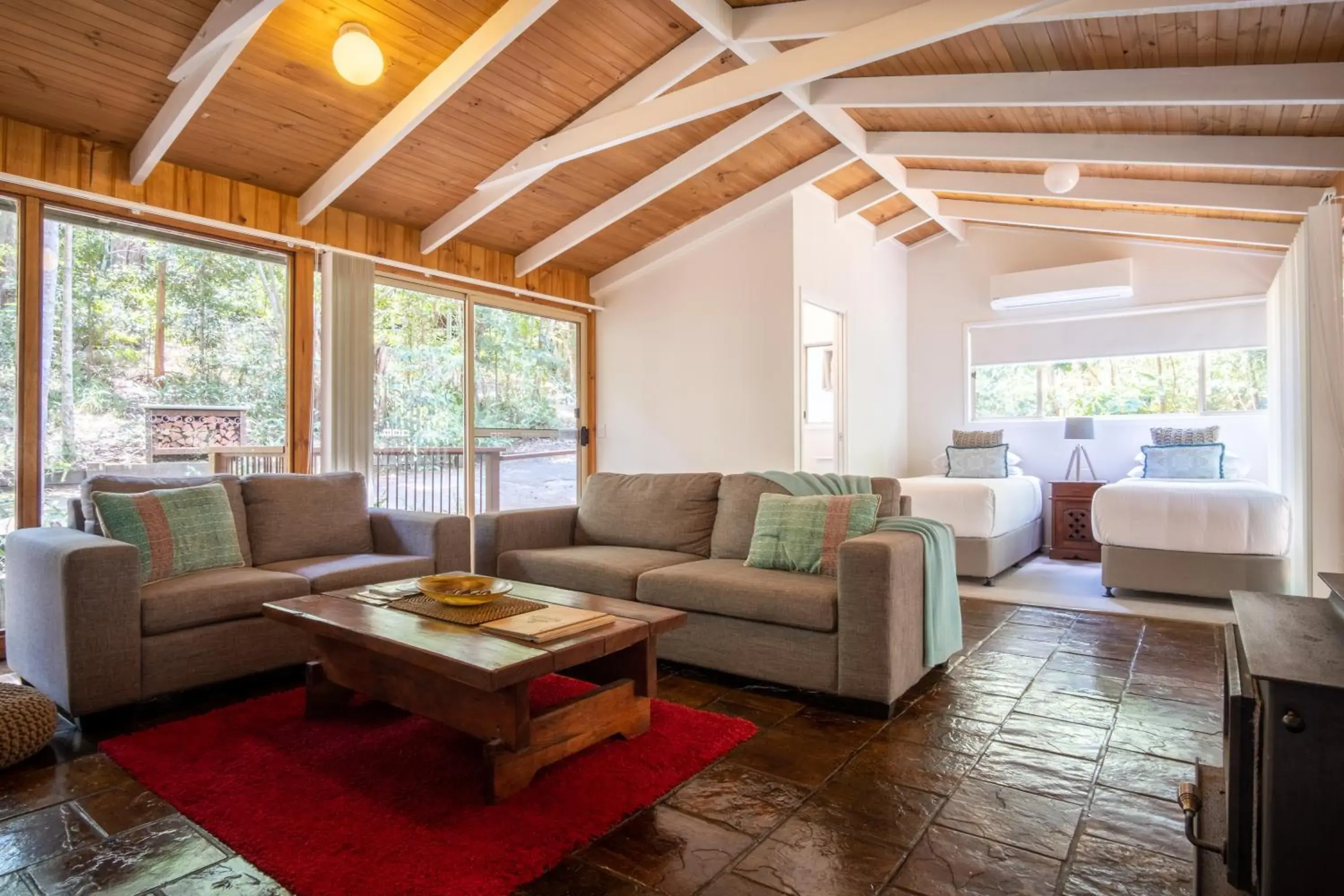 Living room in Kondalilla Eco Resort Living room in Kondalilla Eco Resort