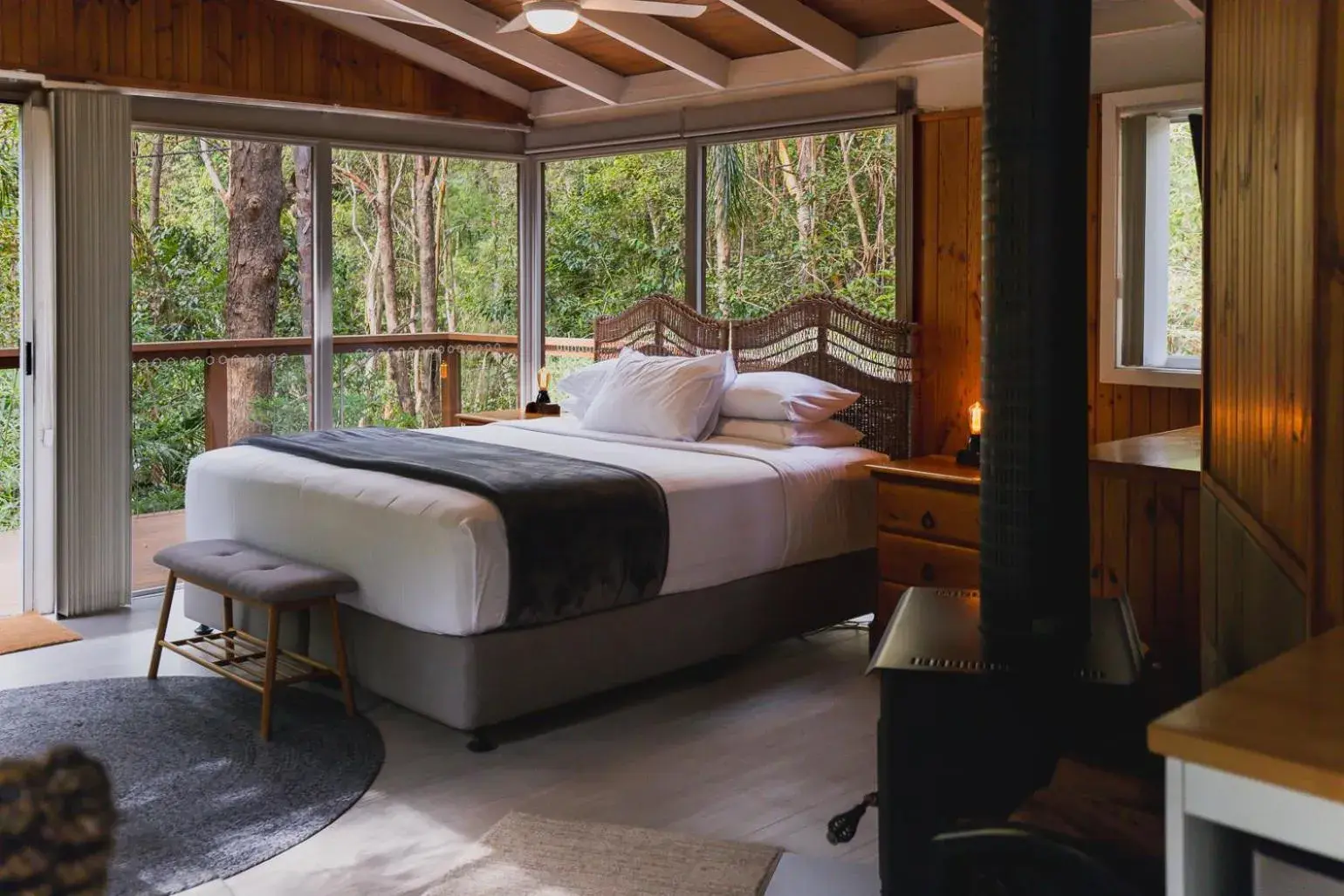 Bed in Kondalilla Eco Resort Bed in Kondalilla Eco Resort