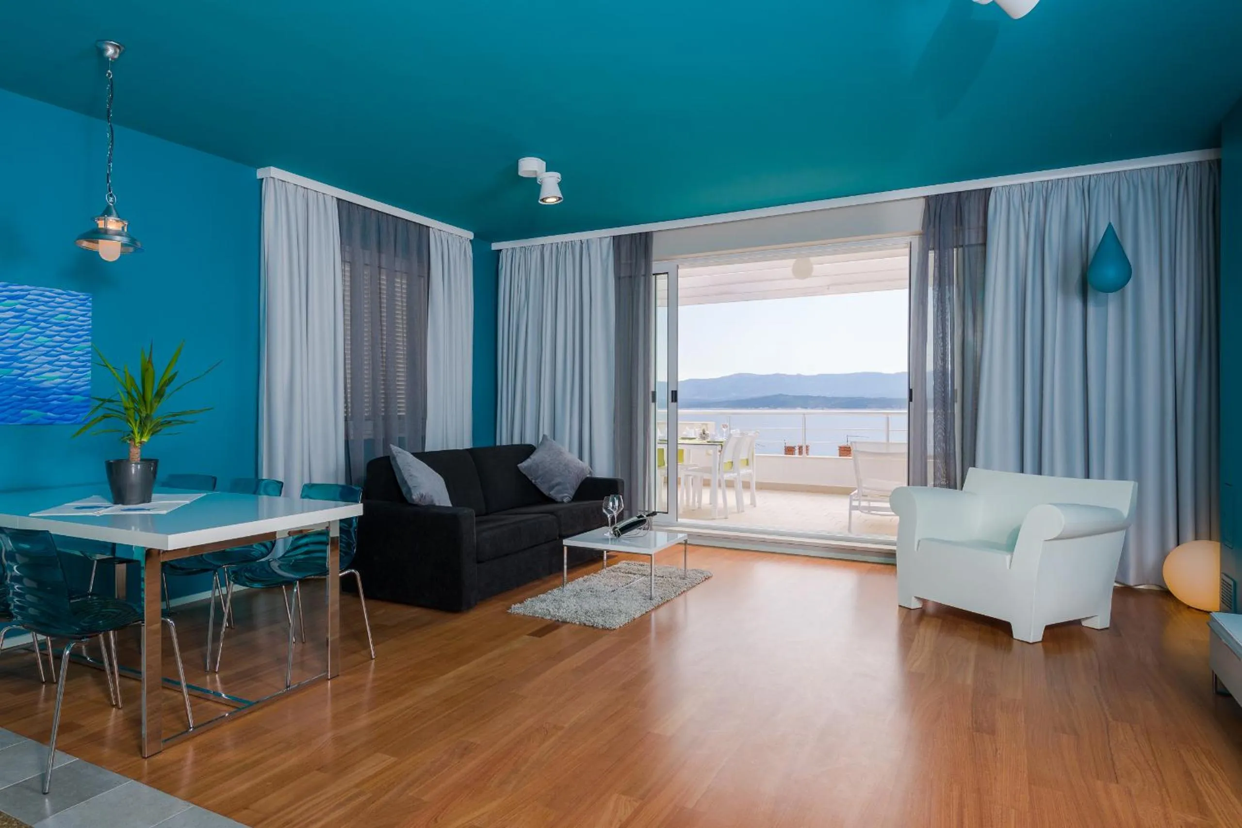 Balcony/Terrace in Apartments Villa Azzurra Bol