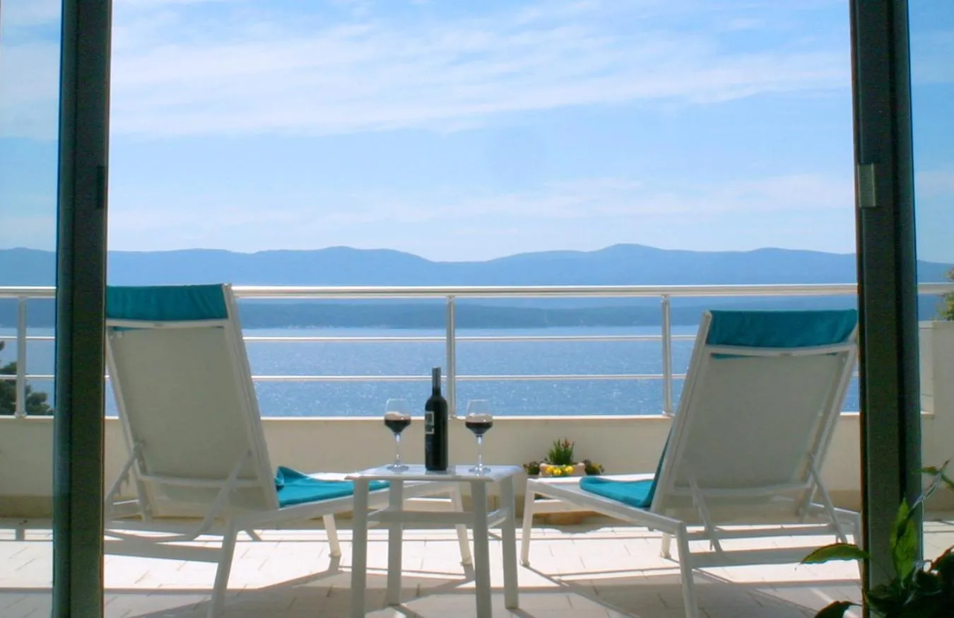 Balcony/Terrace in Apartments Villa Azzurra Bol