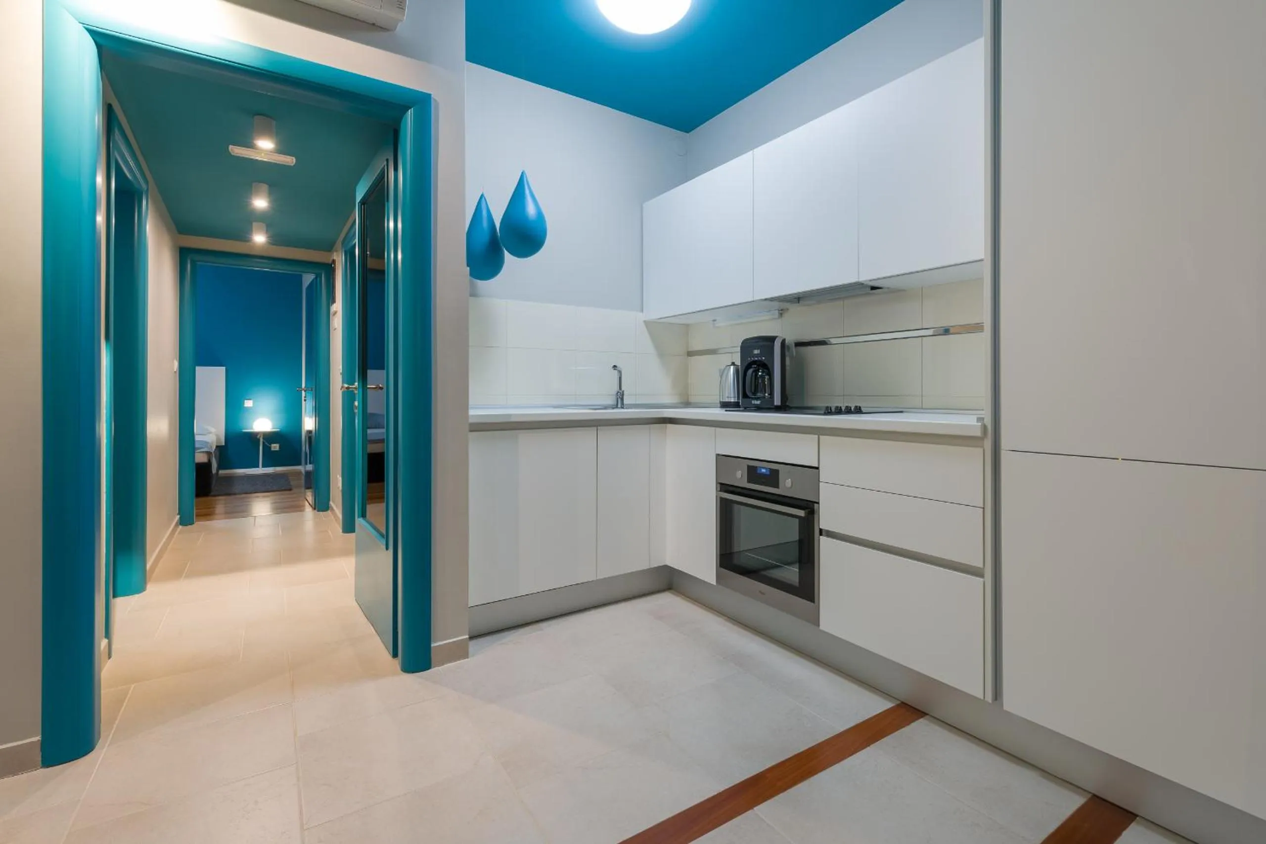 Kitchen or kitchenette in Apartments Villa Azzurra Bol
