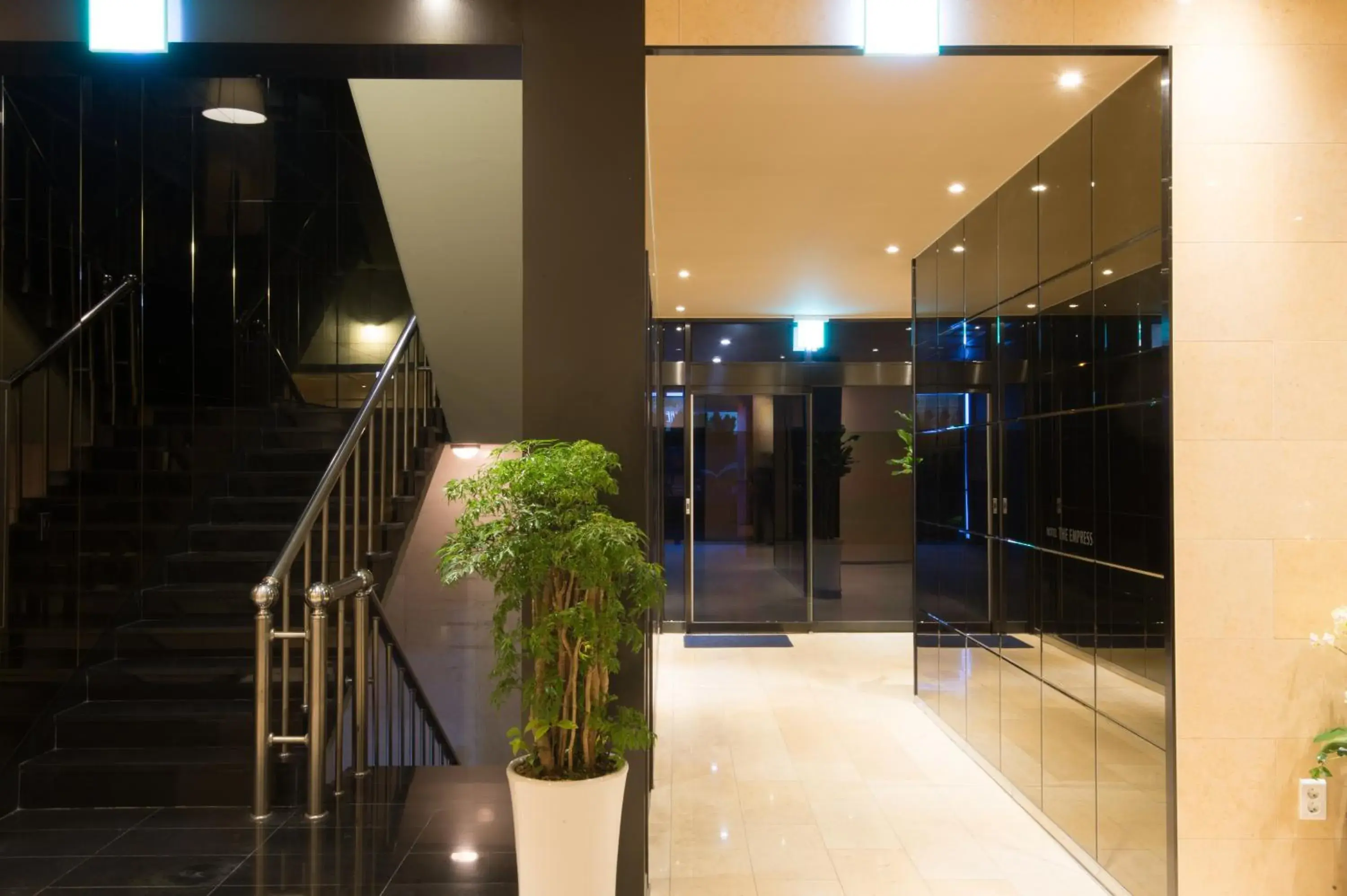 Facade/entrance in The Empress Hotel Facade/entrance in The Empress Hotel