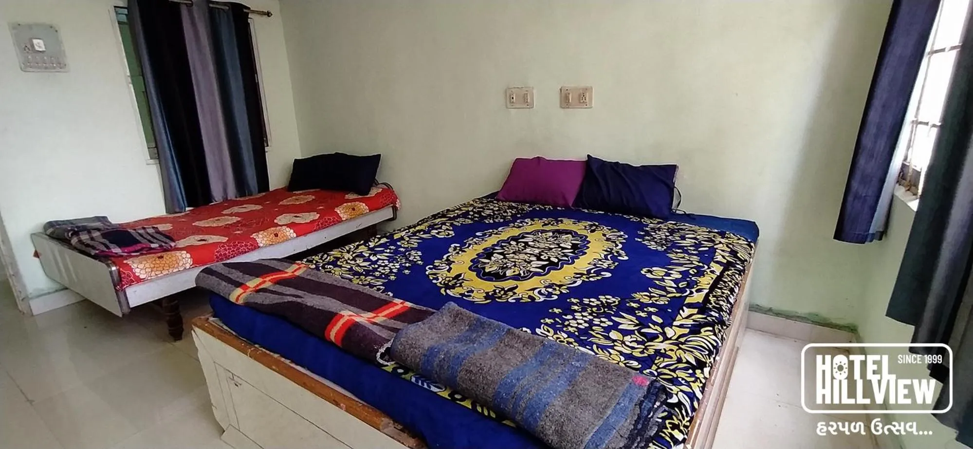Bedroom, Bed in Hotel HillView, Junagadh