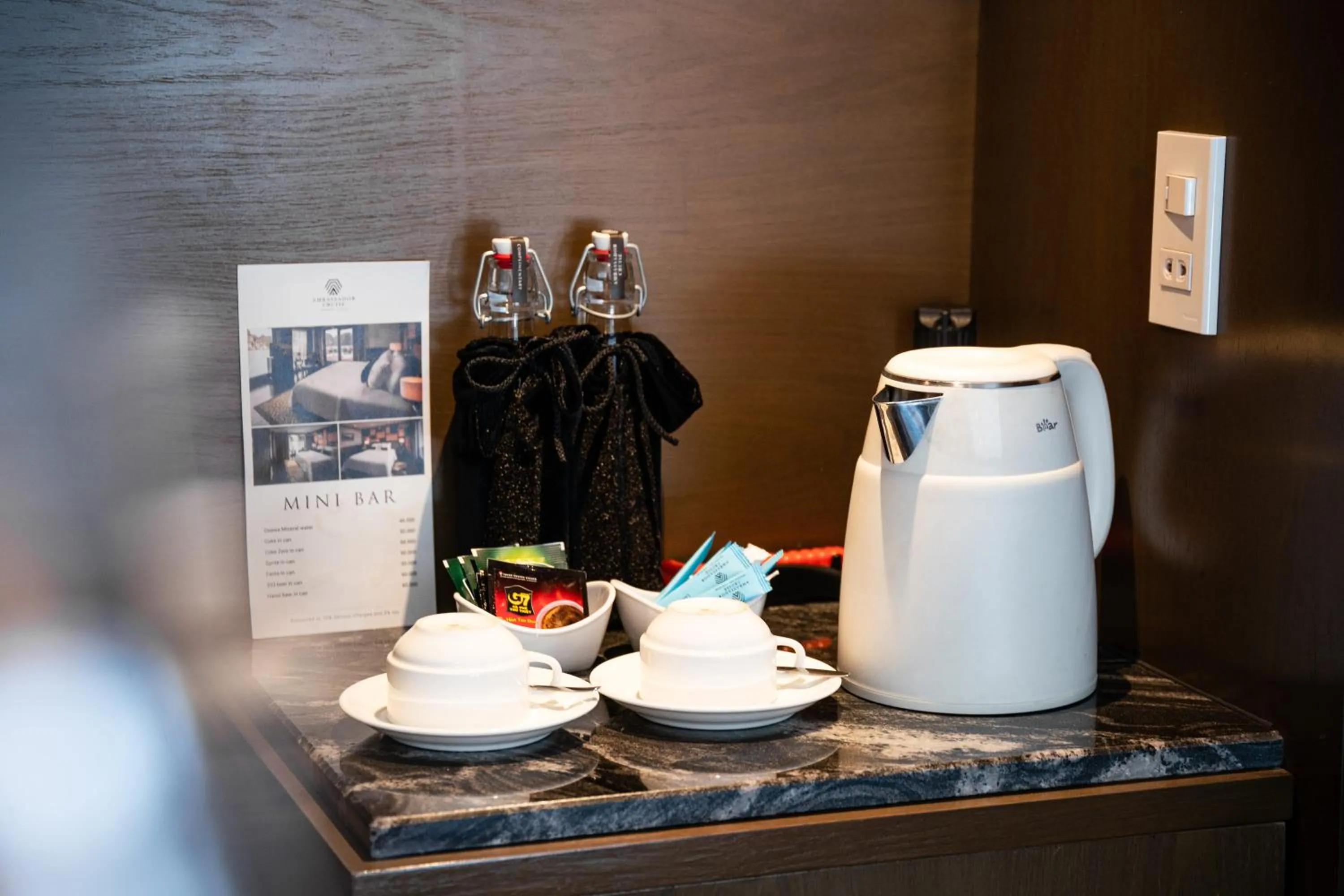 minibar in Ambassador Signature Cruise - Lan Ha Bay