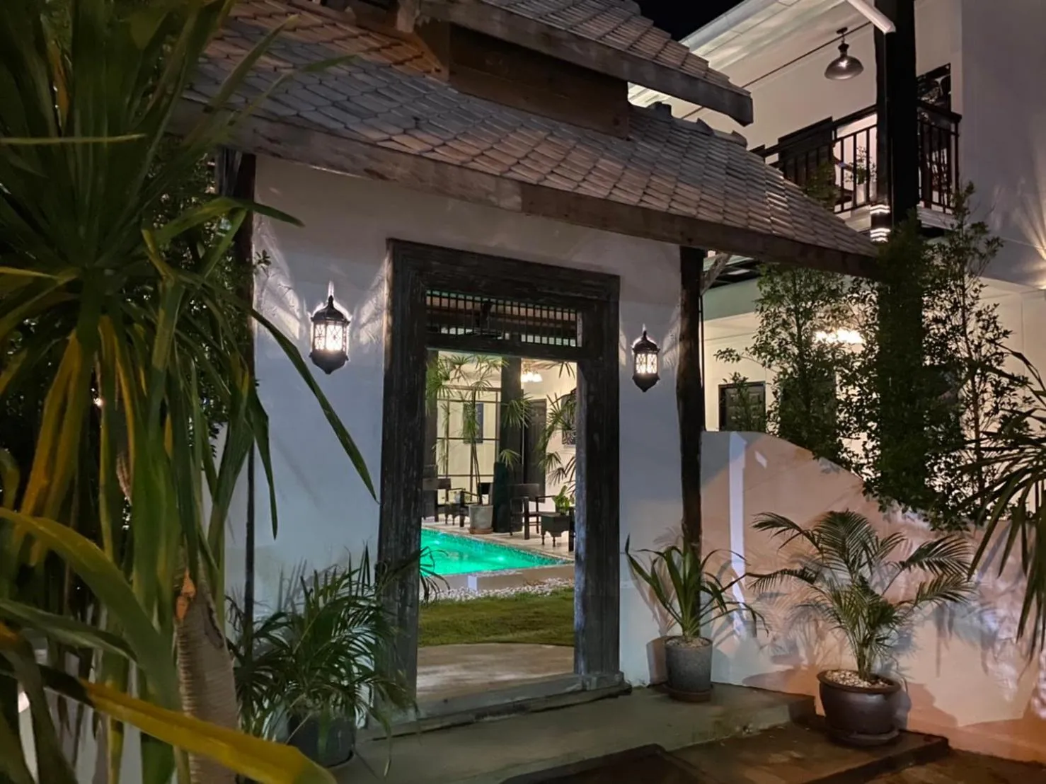 Garden view in The Courtyard Chiangrai