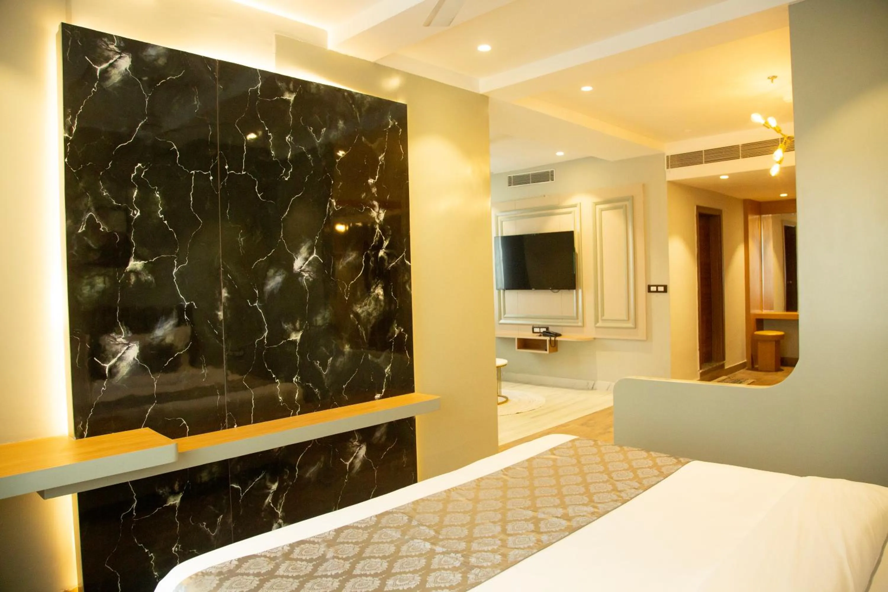 Bed in Cosmos Westend City Centre