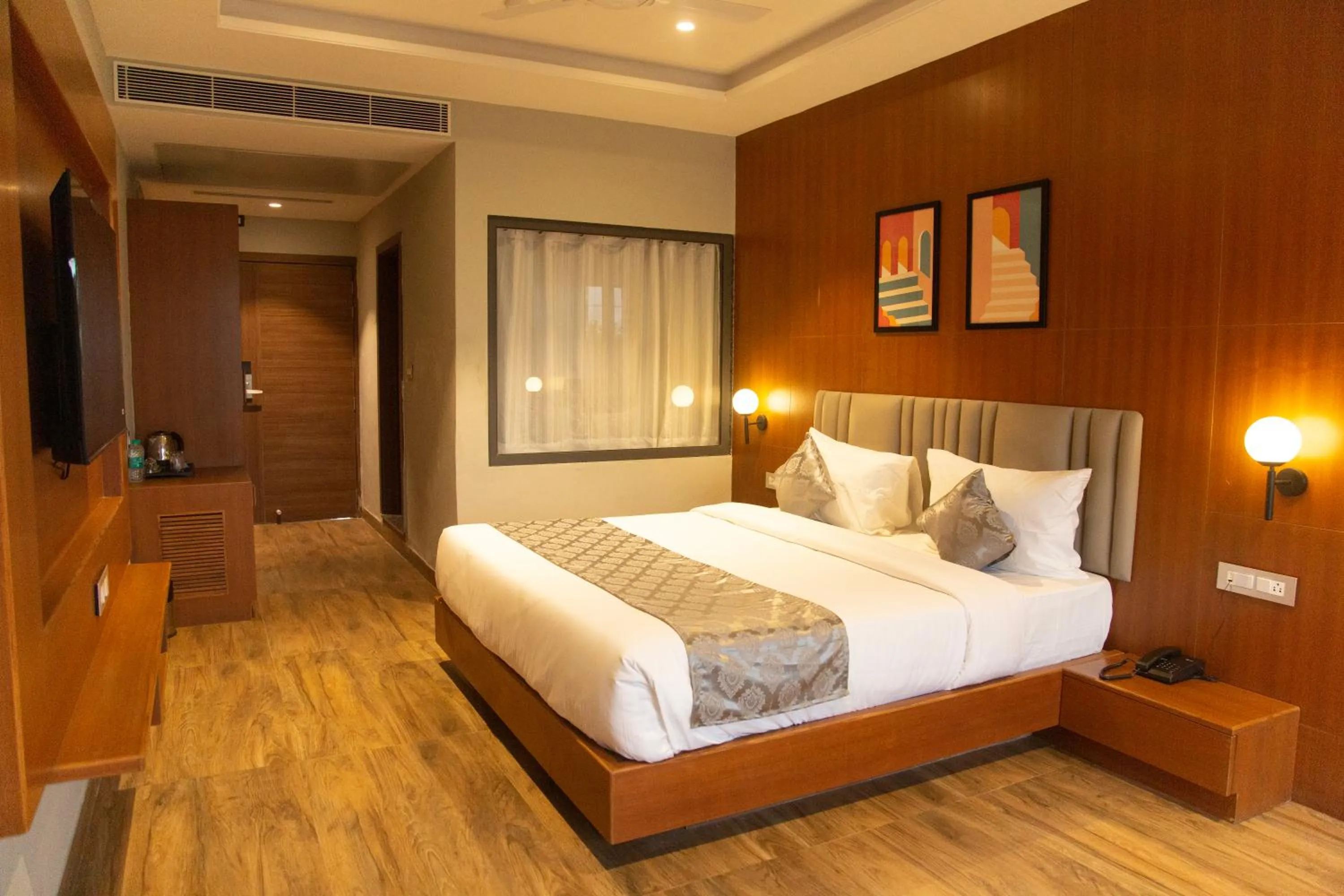 Bed in Cosmos Westend City Centre