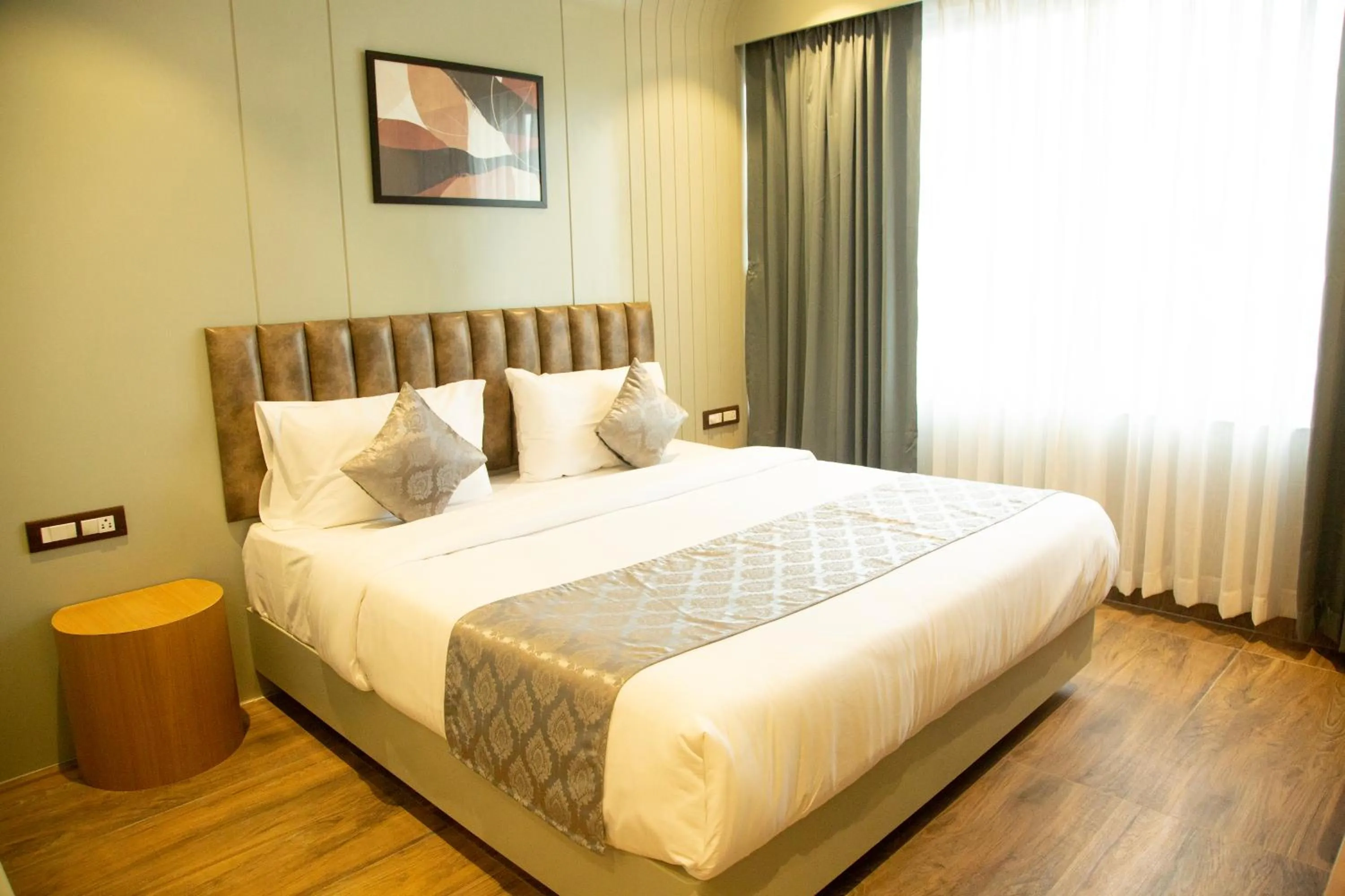 Bed in Cosmos Westend City Centre