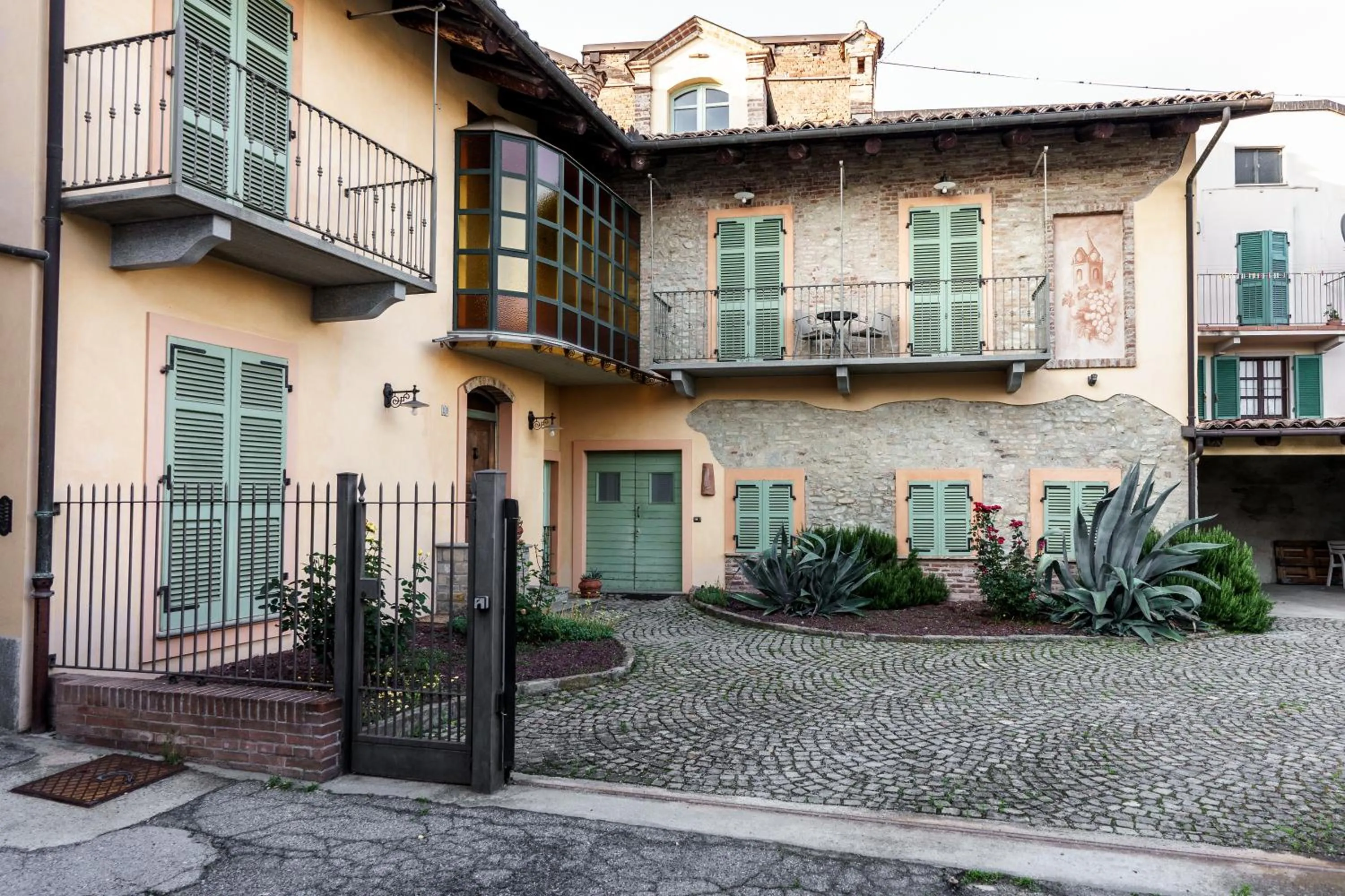 Inner courtyard view in Residenza Isolina