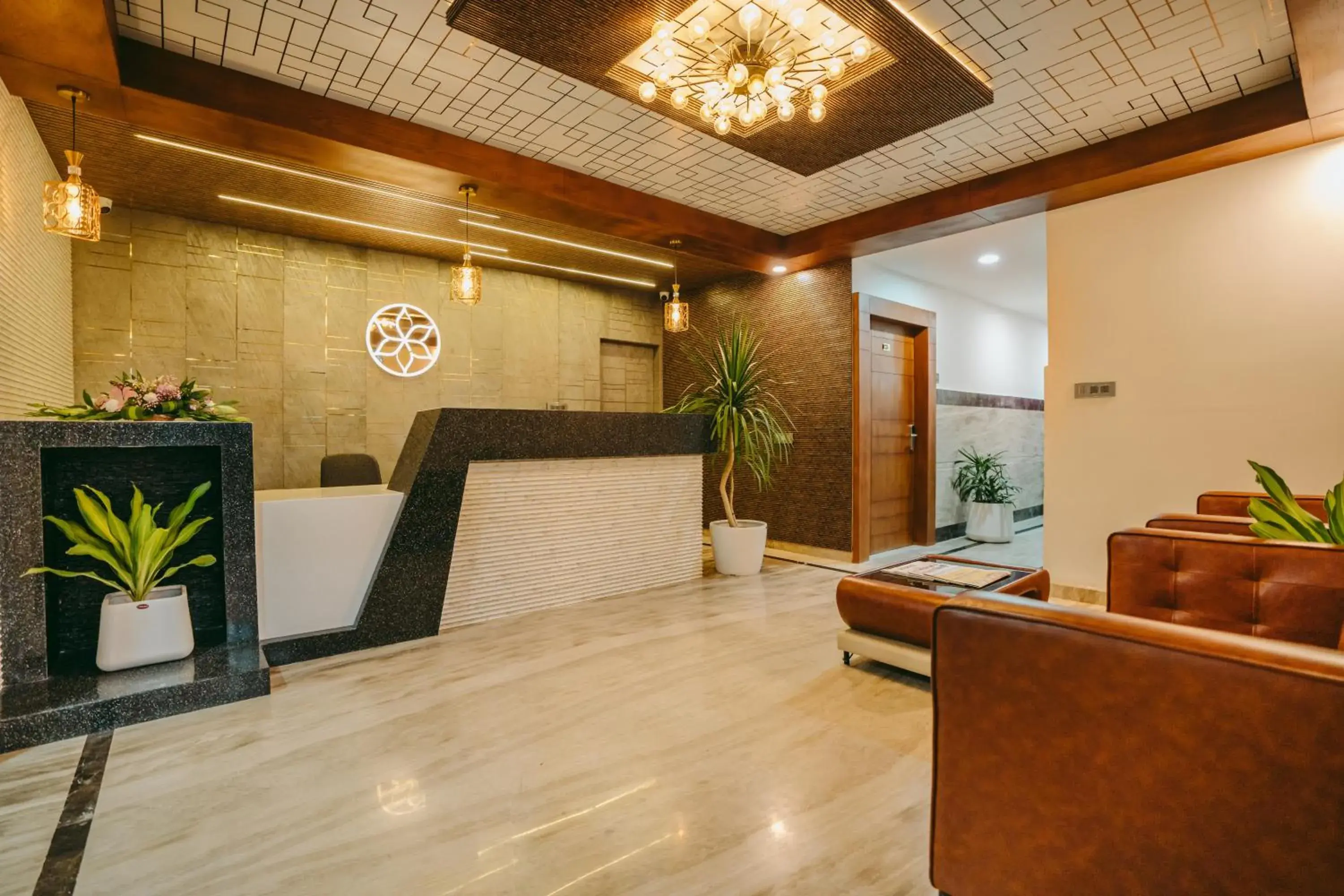 Lobby or reception in Saavees Residency Lobby or reception in Saavees Residency