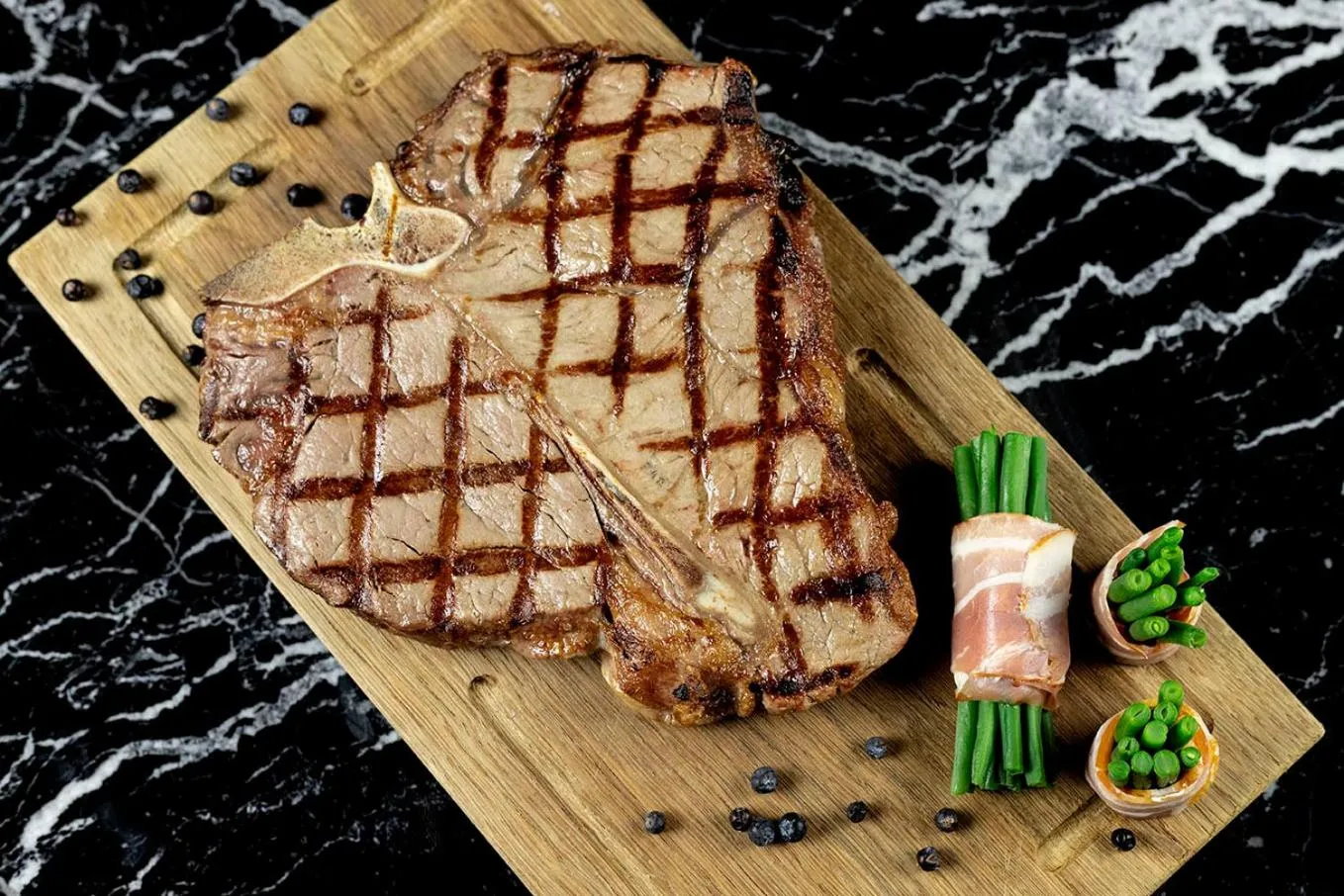 Food close-up in Alexander Hotel