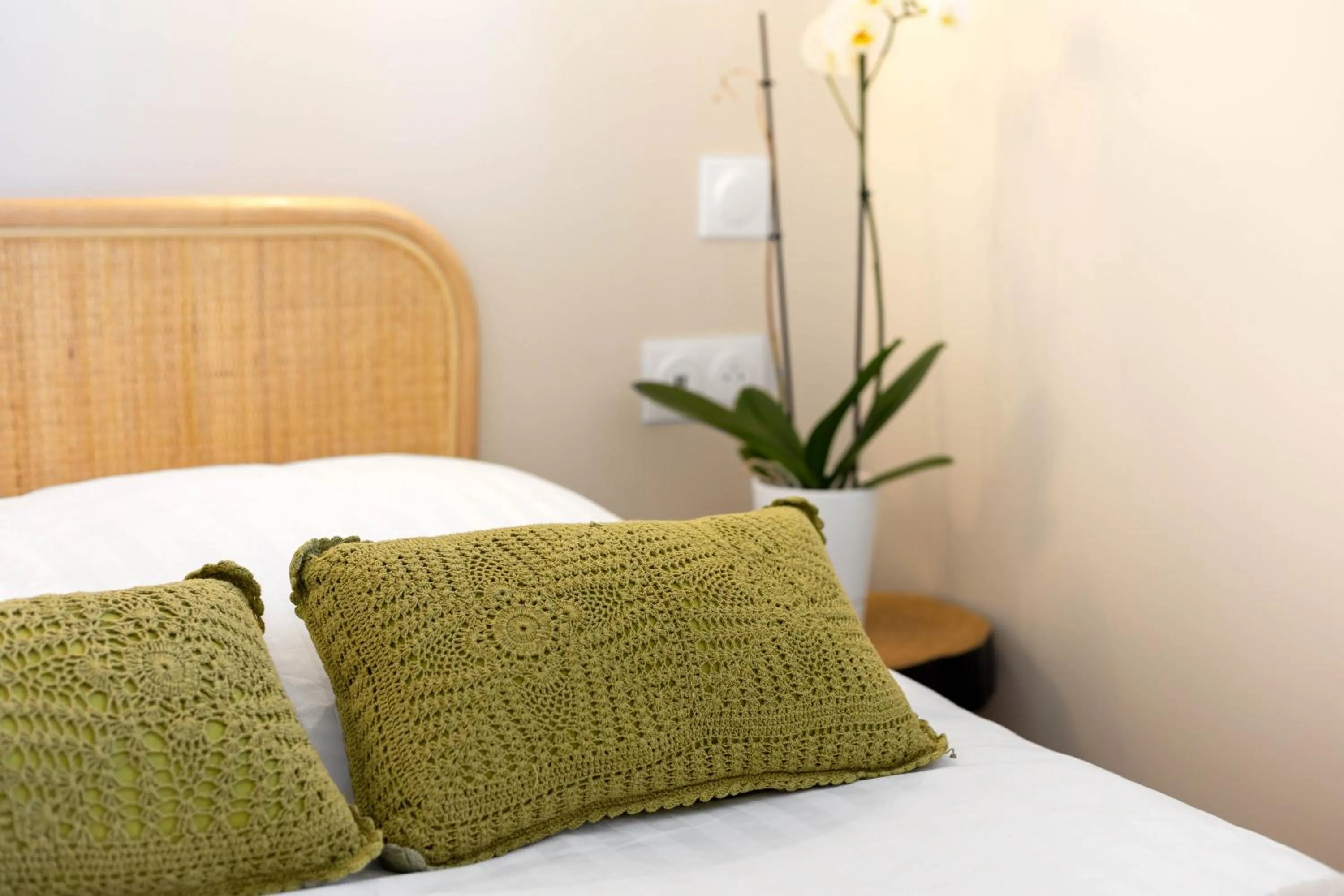 Bed in Appart Hôtel Coraline - Genas Lyon Eurexpo