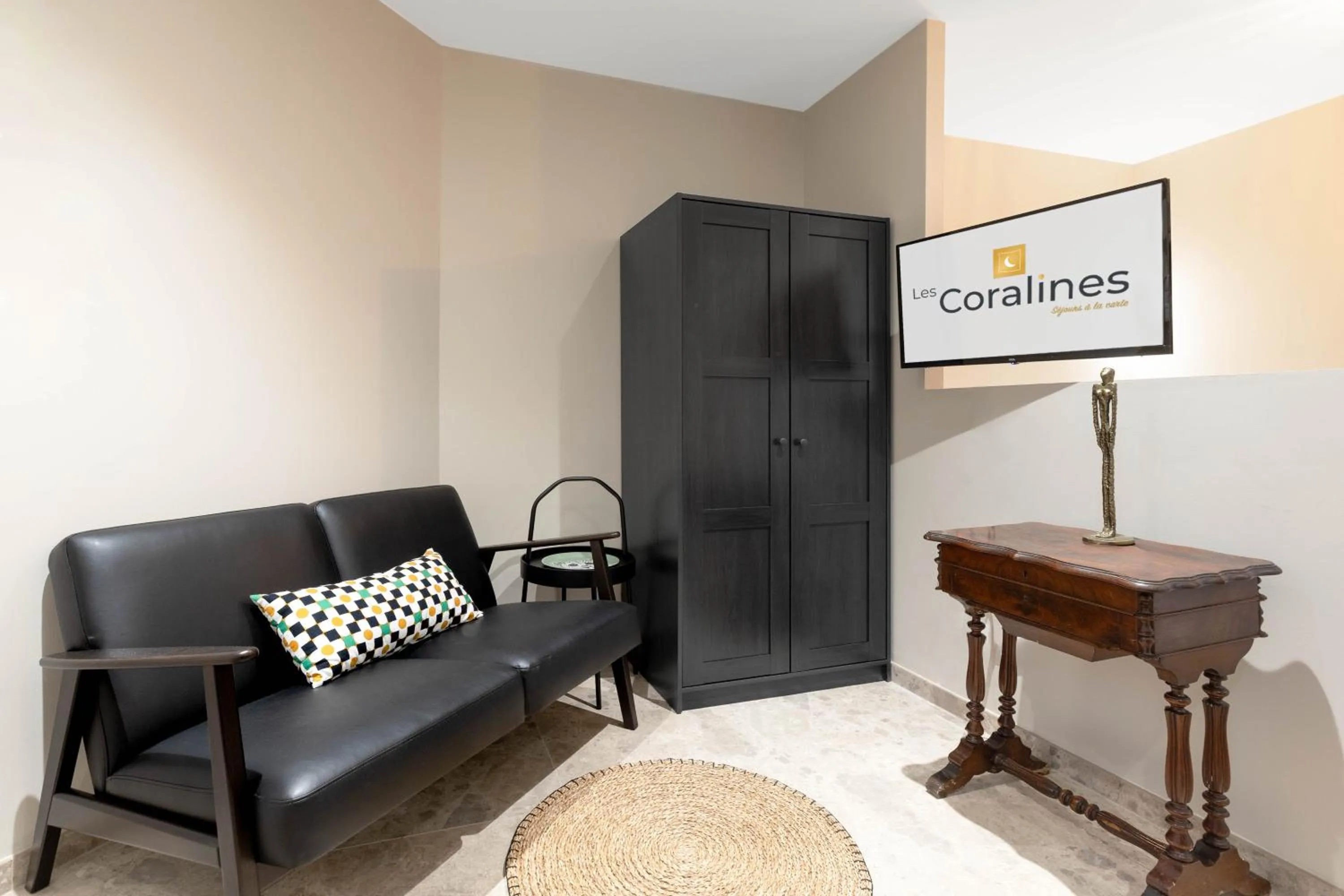 Seating area in Appart Hôtel Coraline - Genas Lyon Eurexpo