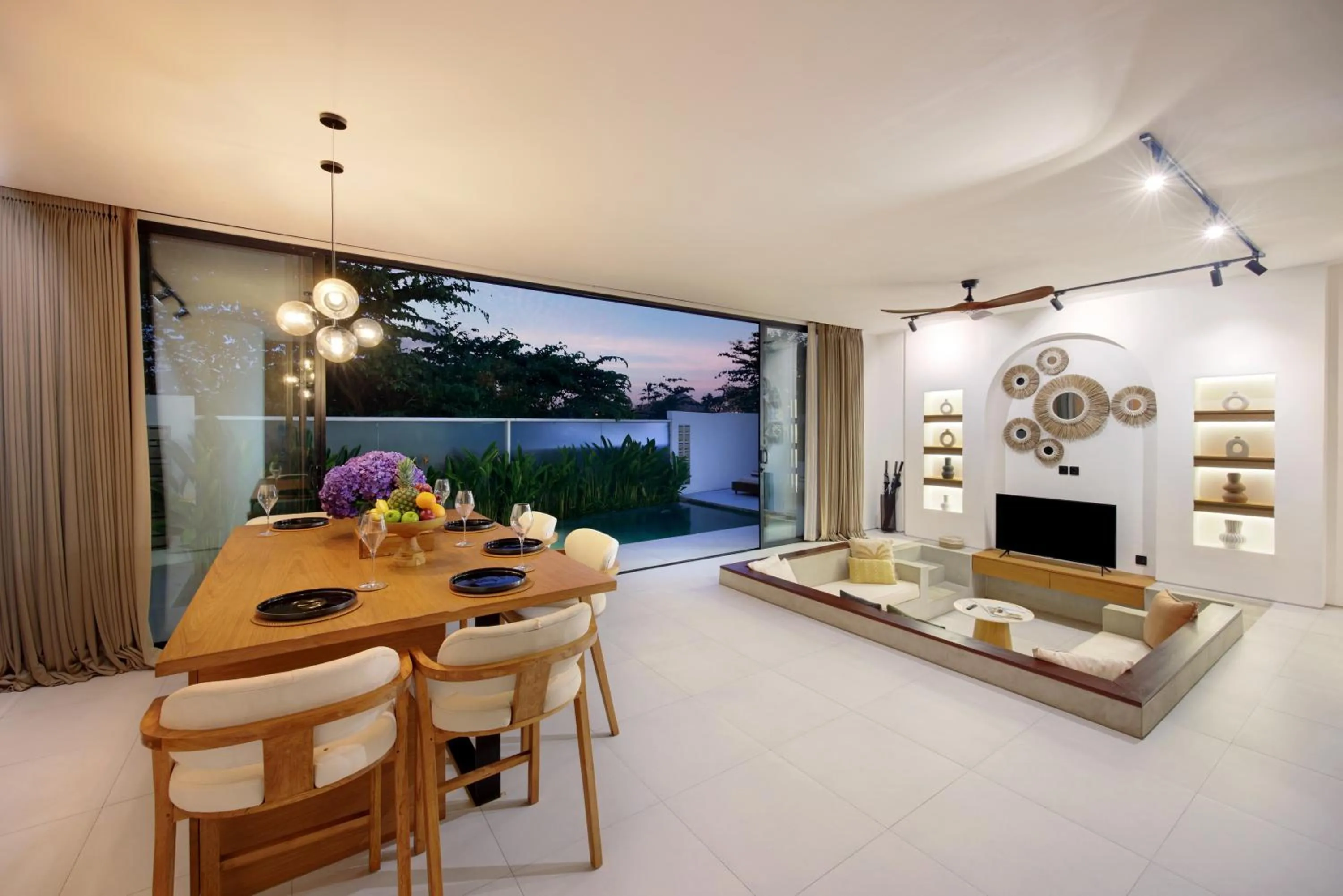 Living room in Garden Villa Pererenan by BREIG