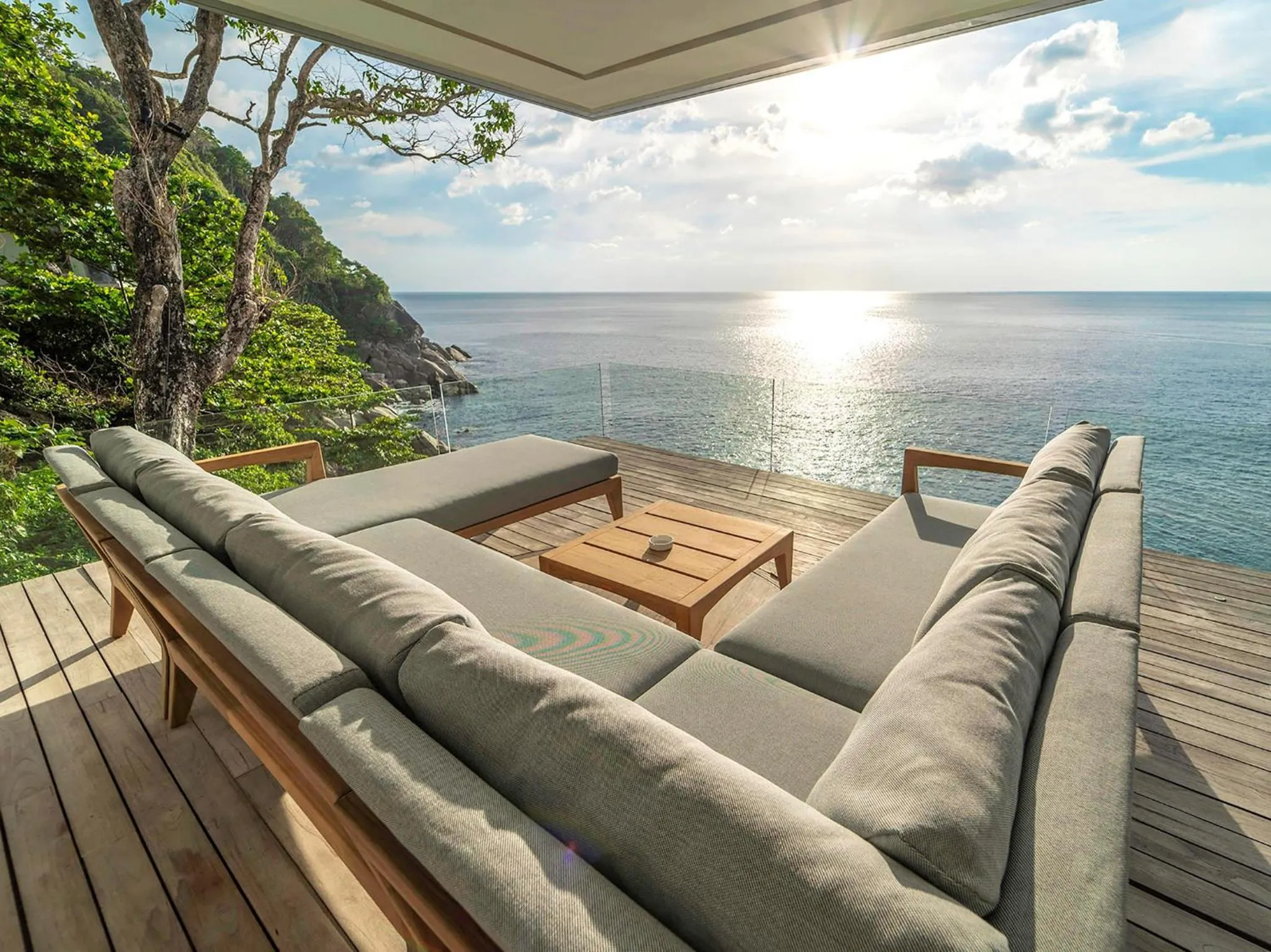 Balcony/Terrace in Villa Amanzi Kamala by Elite Havens