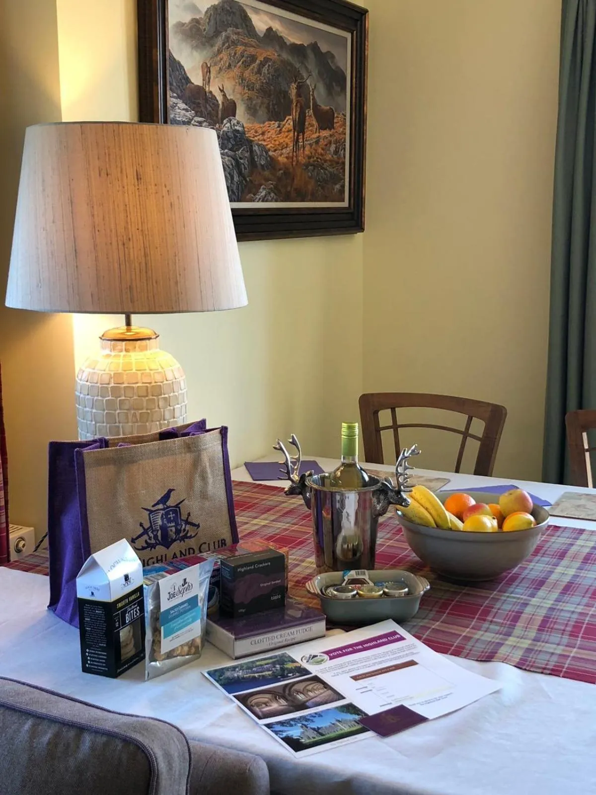 Dining area in The Highland Club