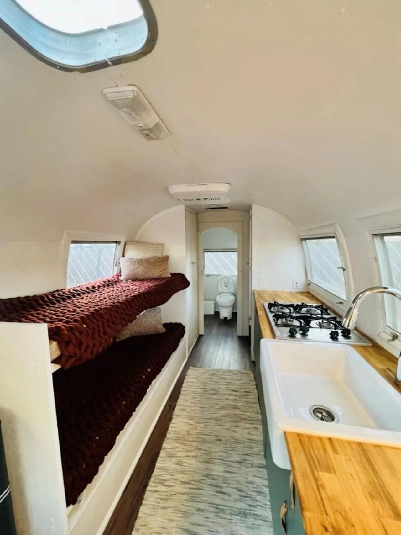 Bed in Corduroy Lodge