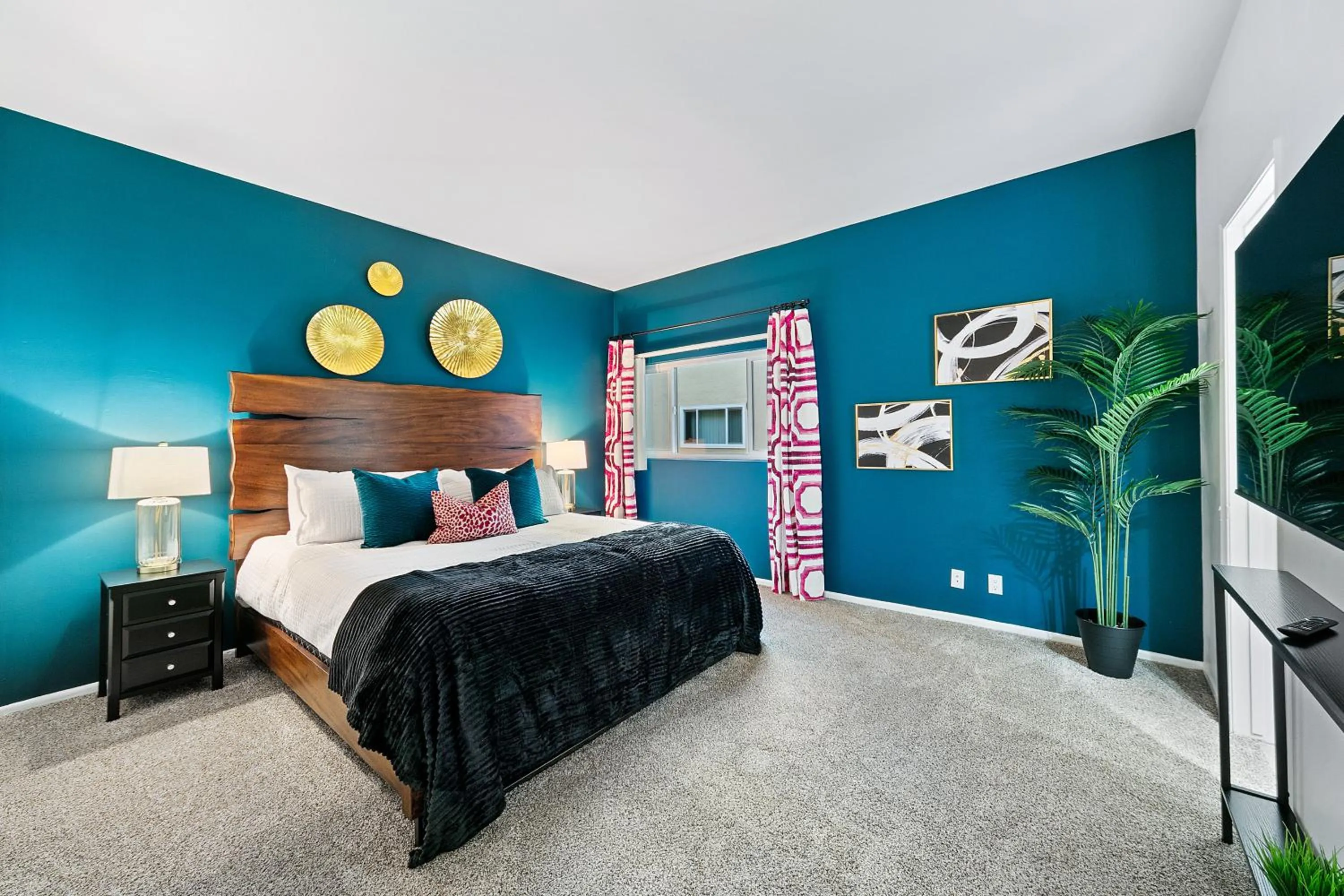 Bedroom, Bed in Beverly Hills Chic 2 bed 2bath with Patio and Parking 309