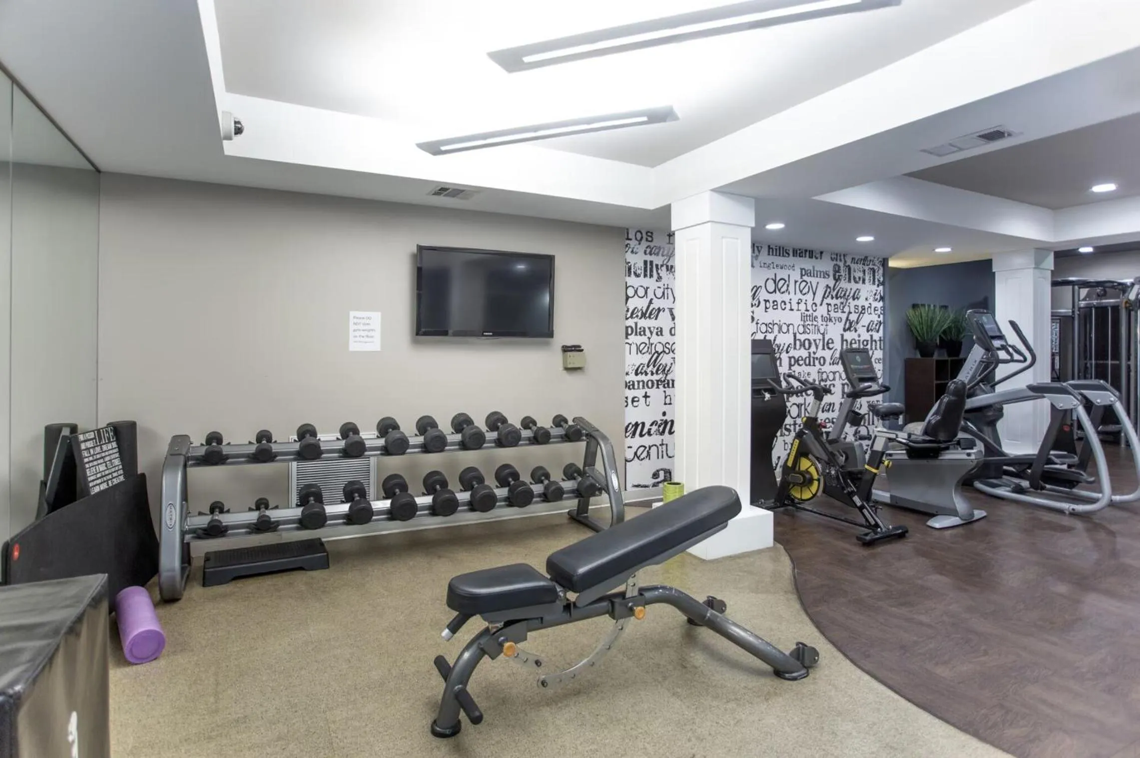 Fitness centre/facilities in Beverly Hills Chic 2 bed 2bath with Patio and Parking 309