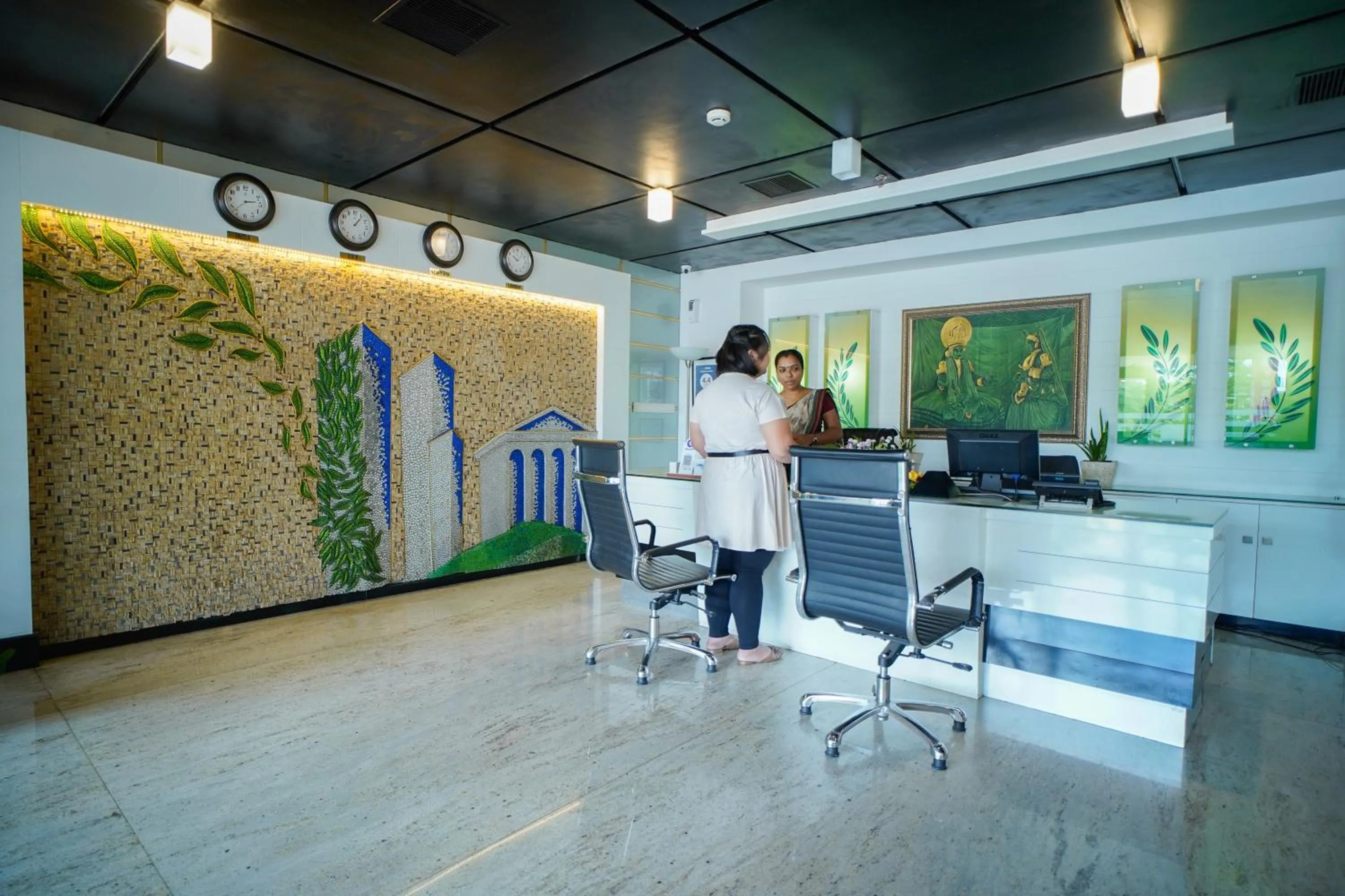 Lobby or reception in Hotel Olive Eva