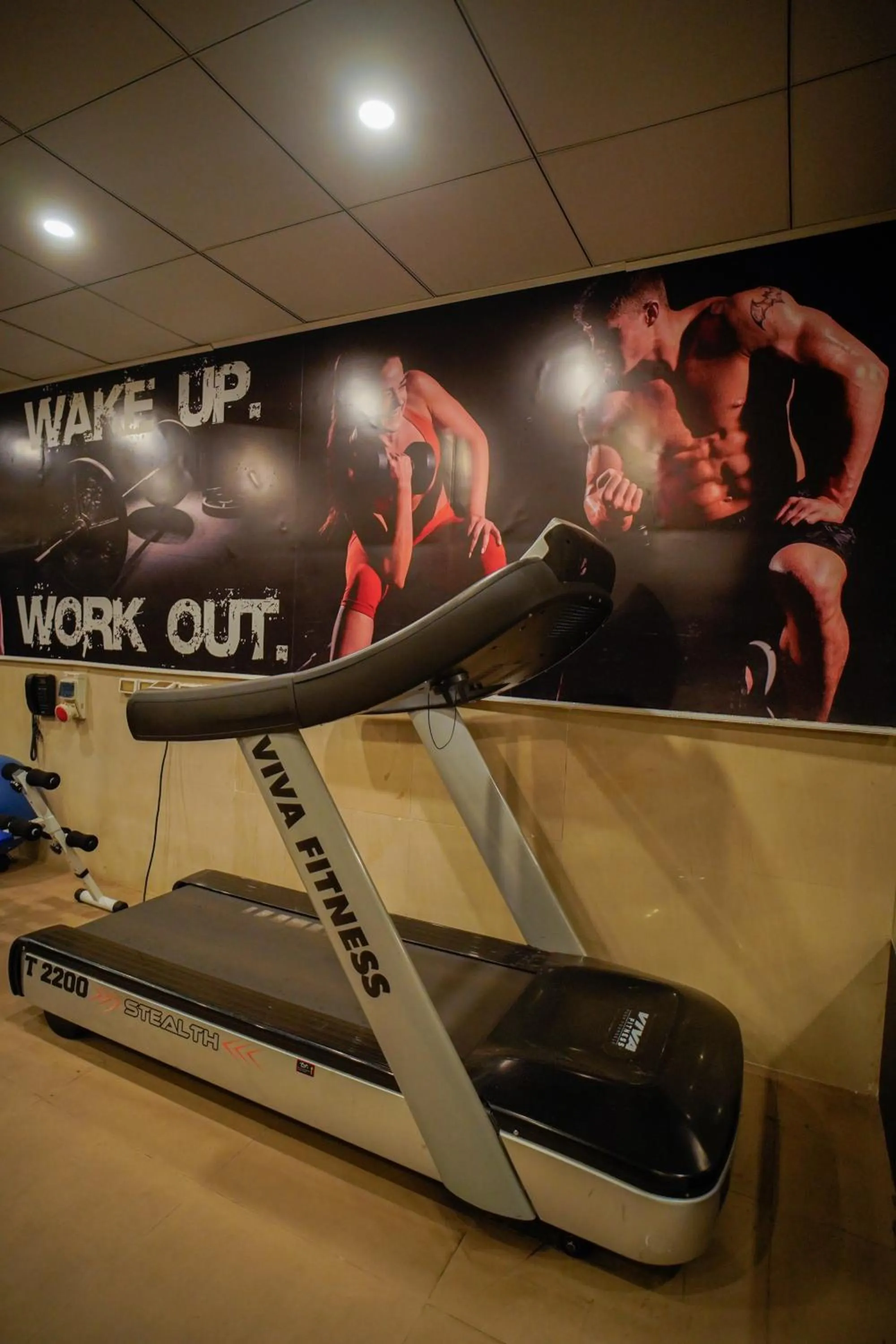 Fitness centre/facilities in Hotel Olive Eva