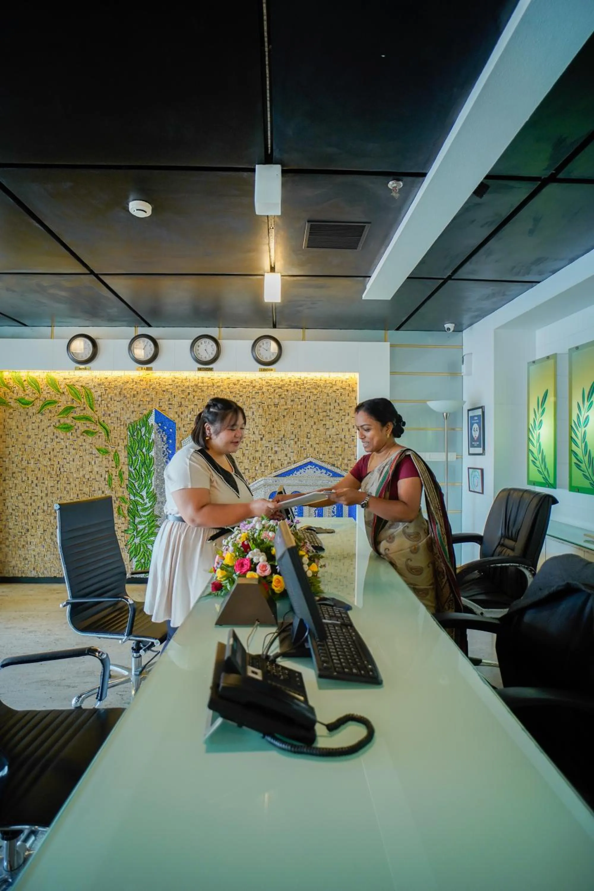 Property building in Hotel Olive Eva