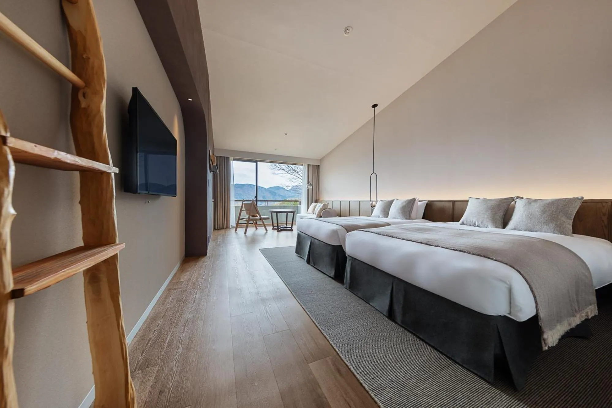 Photo of the whole room, Bed in nol hakone myojindai