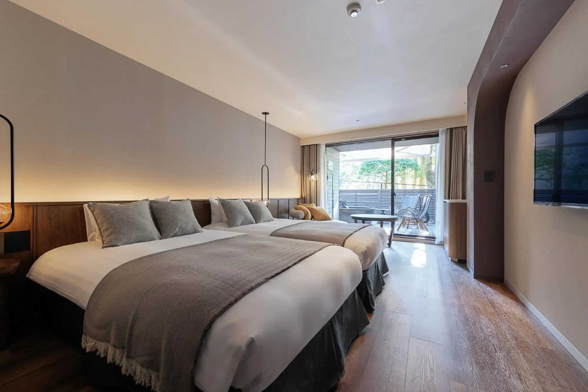 Superior Twin with private hot spring - single occupancy in nol hakone myojindai Superior Twin with private hot spring - single occupancy in nol hakone myojindai