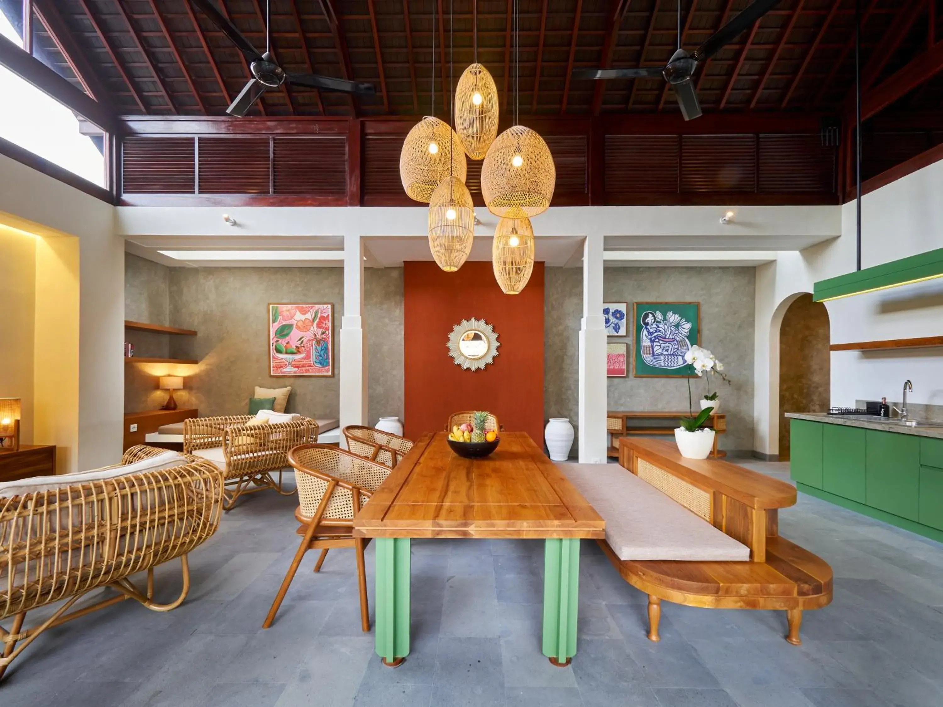 Living room in Bumbak Park Villas By Nakula Living room in Bumbak Park Villas By Nakula