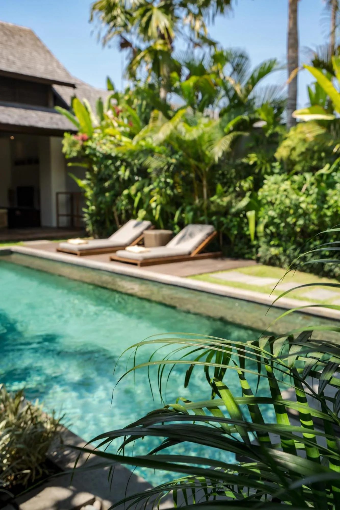 Pool view in Bumbak Park Villas By Nakula