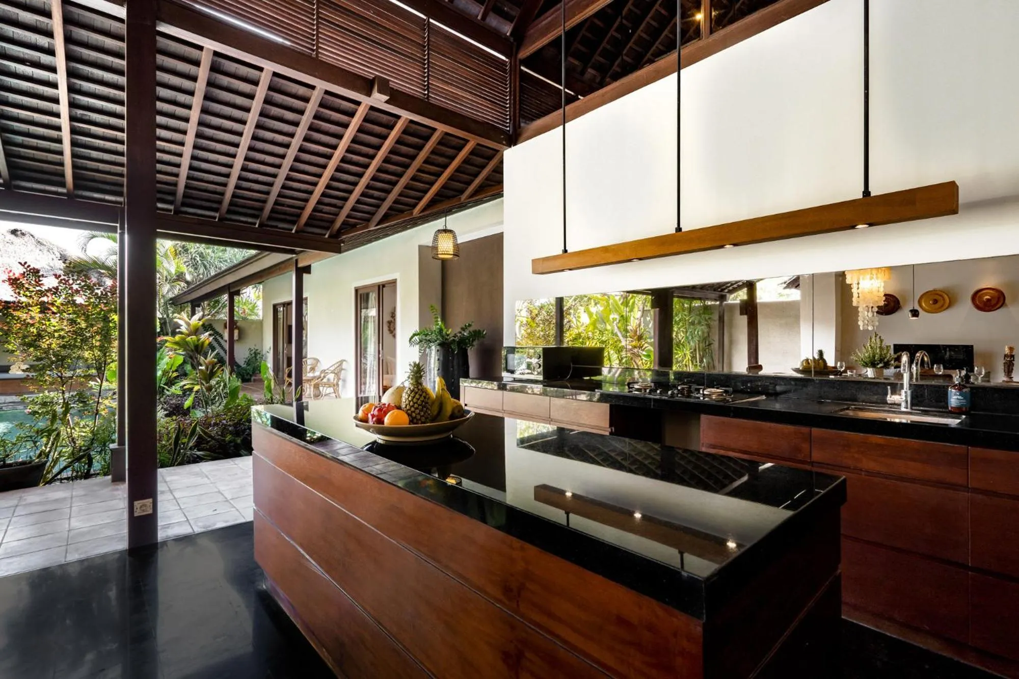 kitchen in Bumbak Park Villas By Nakula