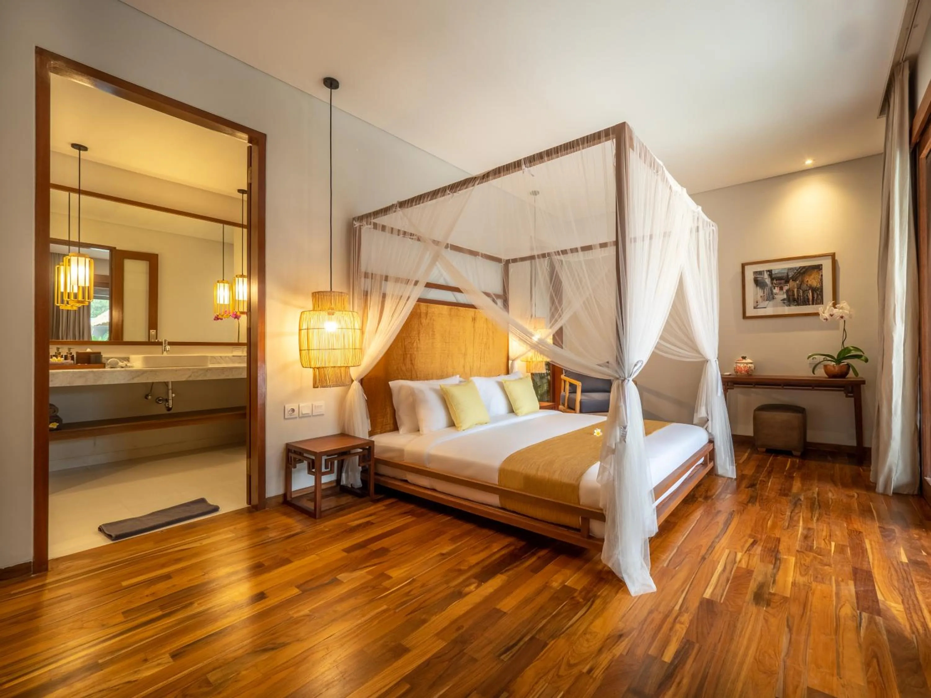 Bed in Bumbak Park Villas By Nakula