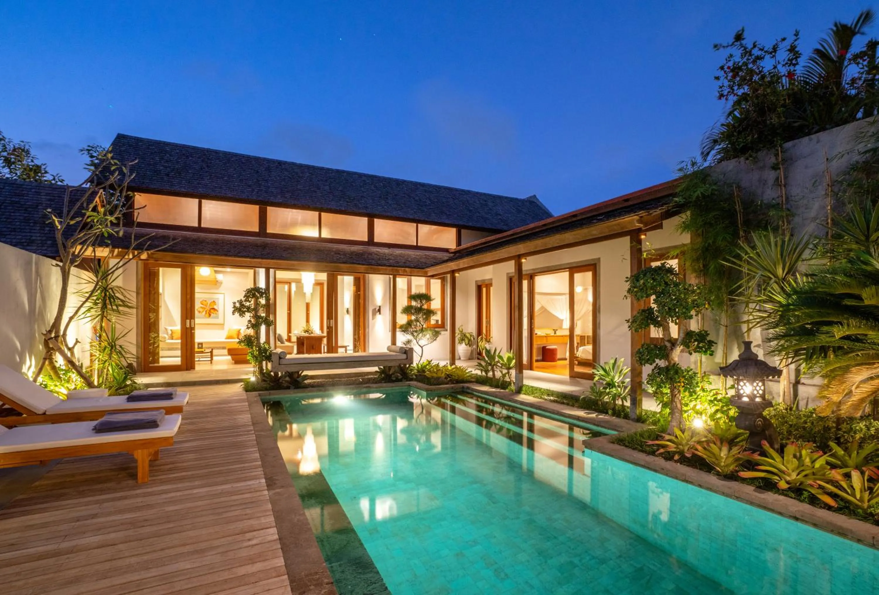 Pool view in Bumbak Park Villas By Nakula