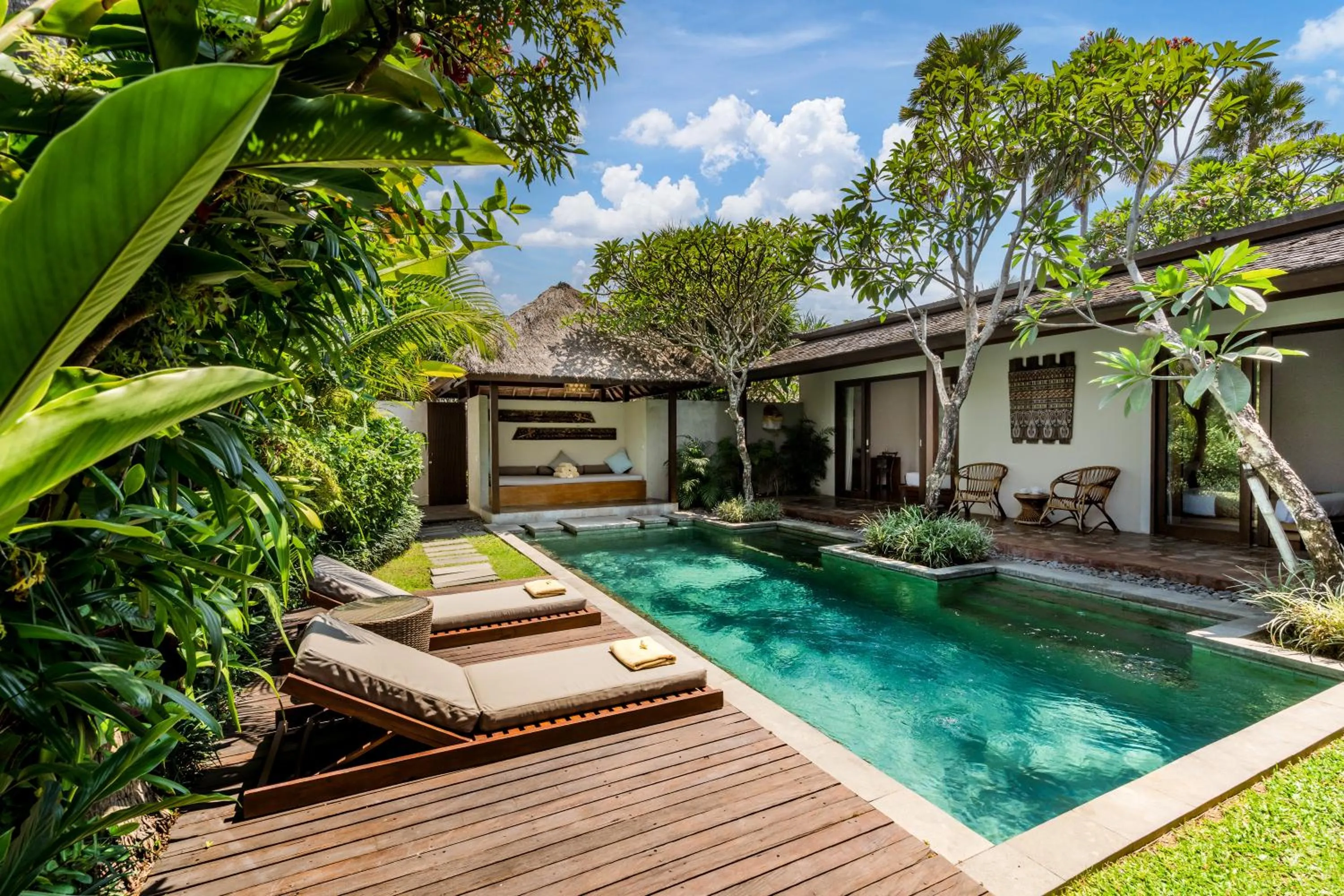Pool view in Bumbak Park Villas By Nakula