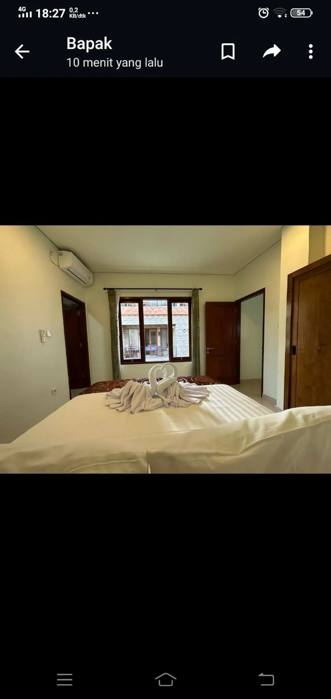 Bed in Apartment Wayan