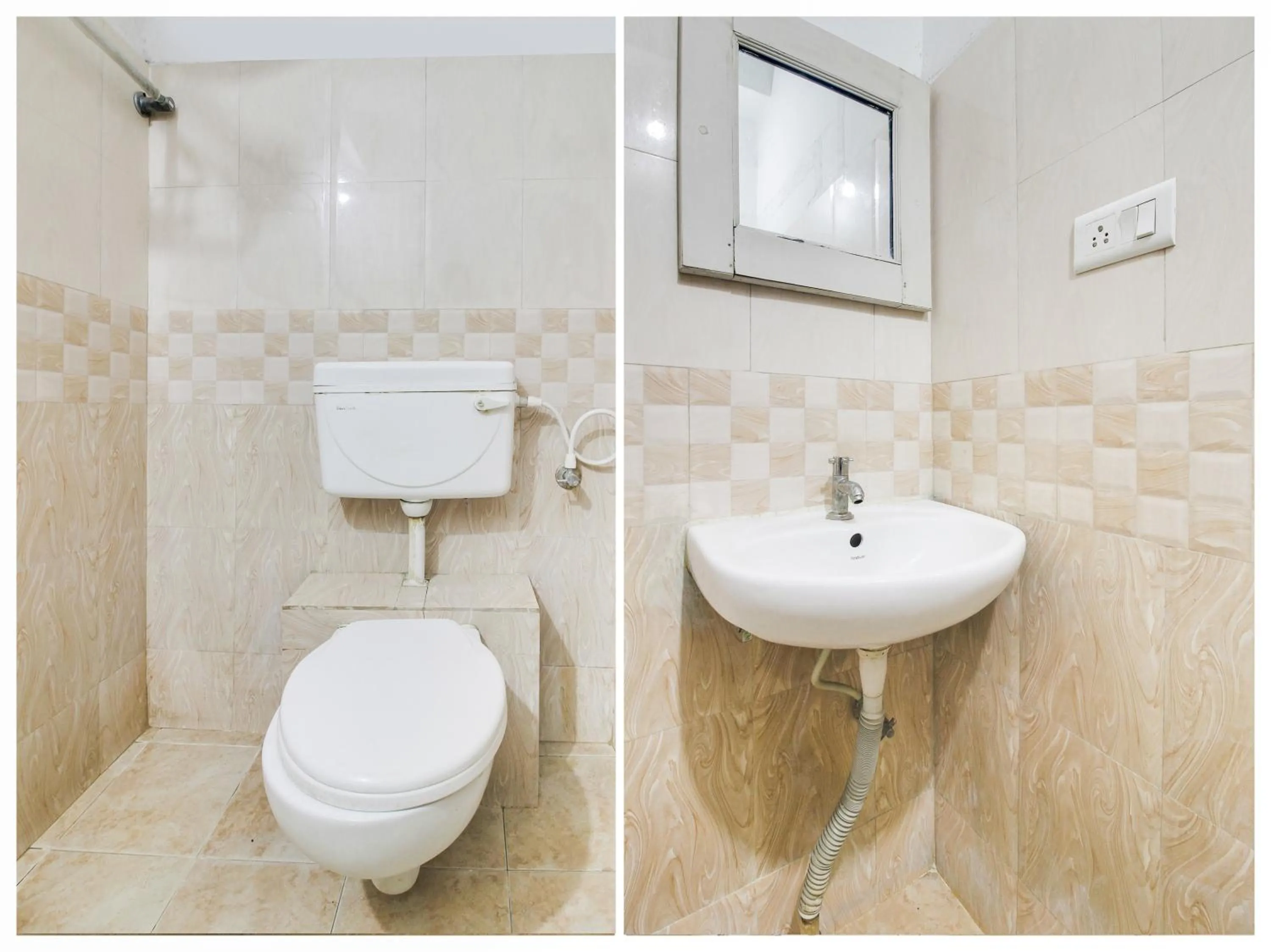 Bathroom in Hotel O Bharat Lodge